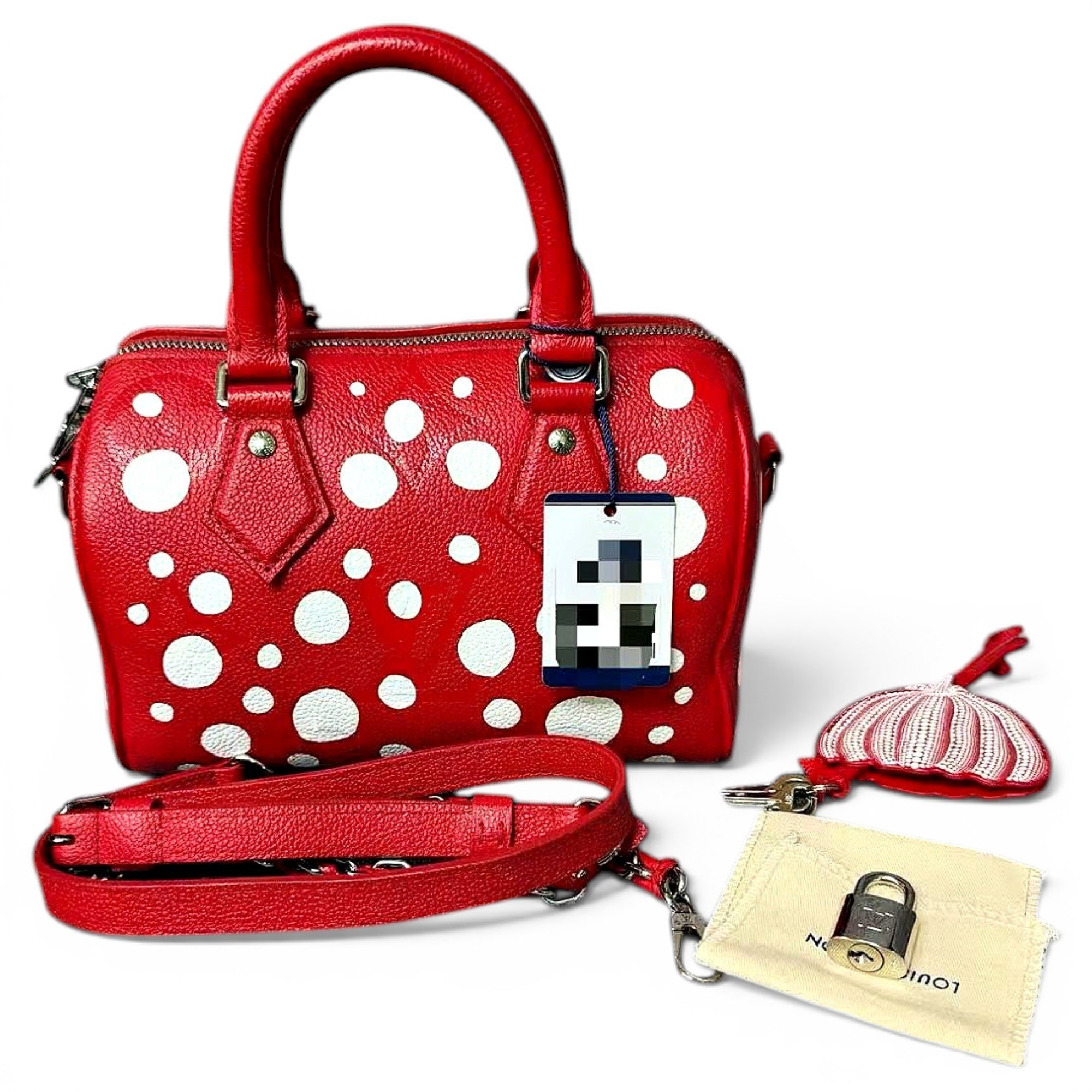 Speedy leather handbag