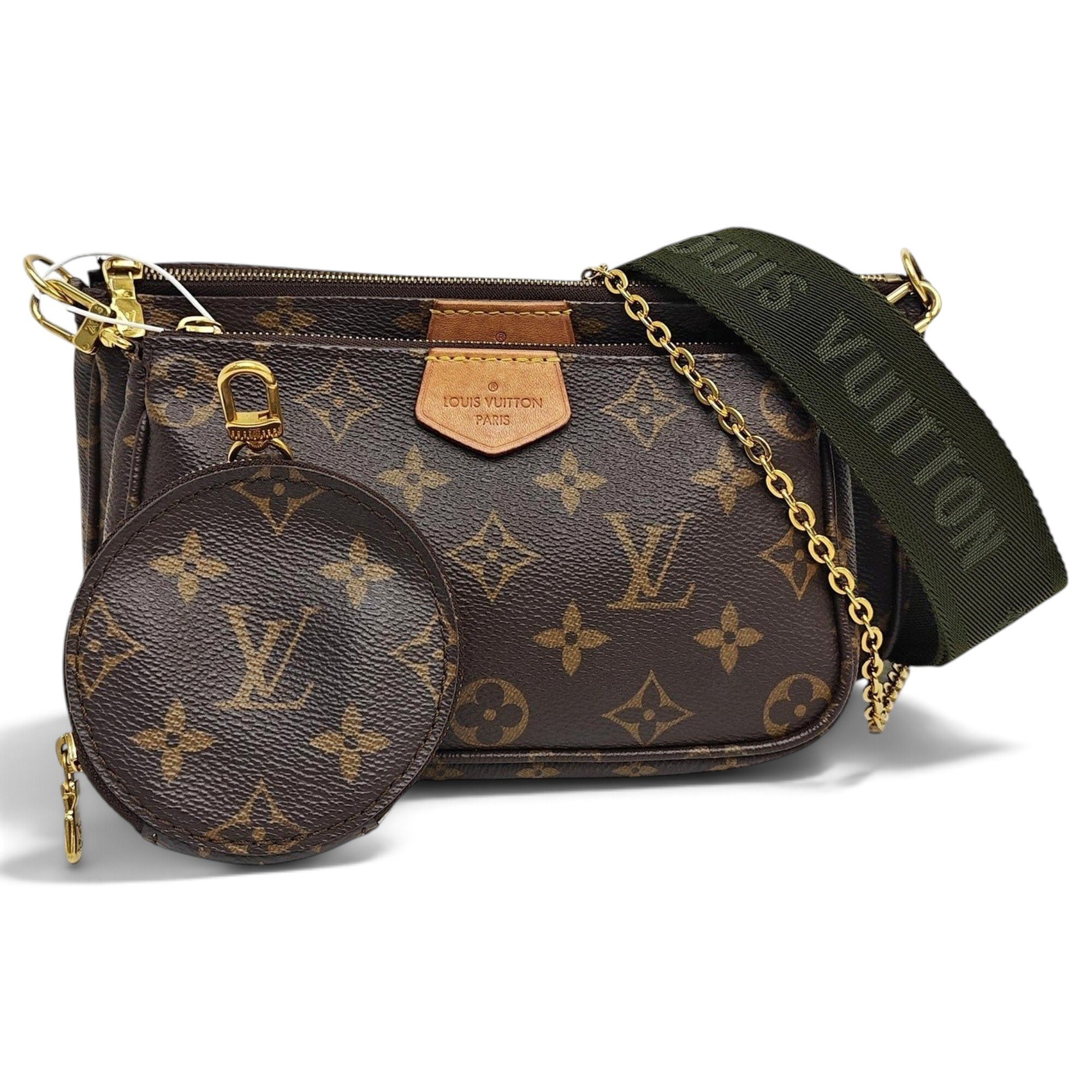 Maxi Multi Pochette Accessoires leather handbag