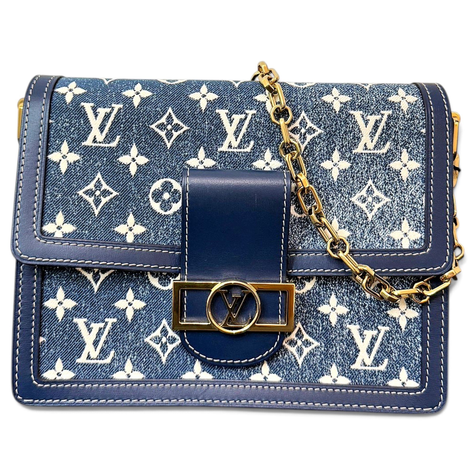 Dauphine leather handbag