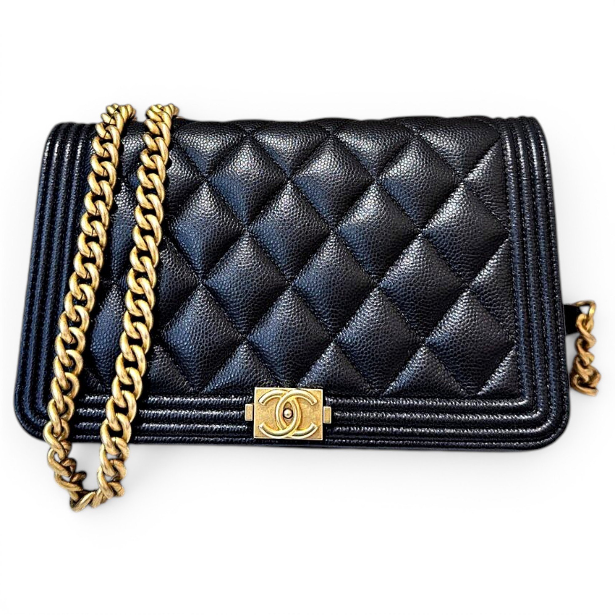 Boy leather crossbody bag