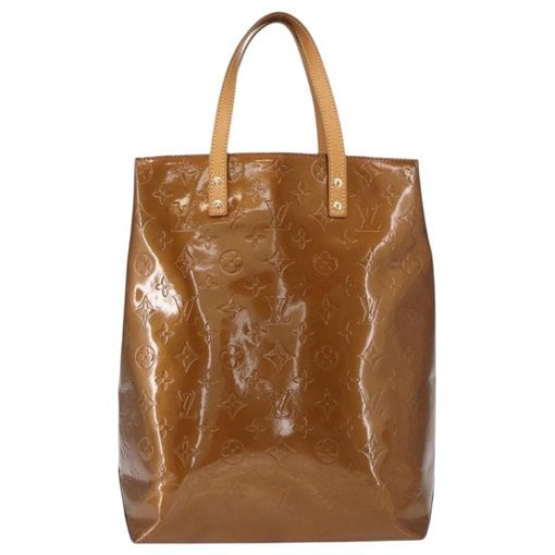Reade patent leather handbag
