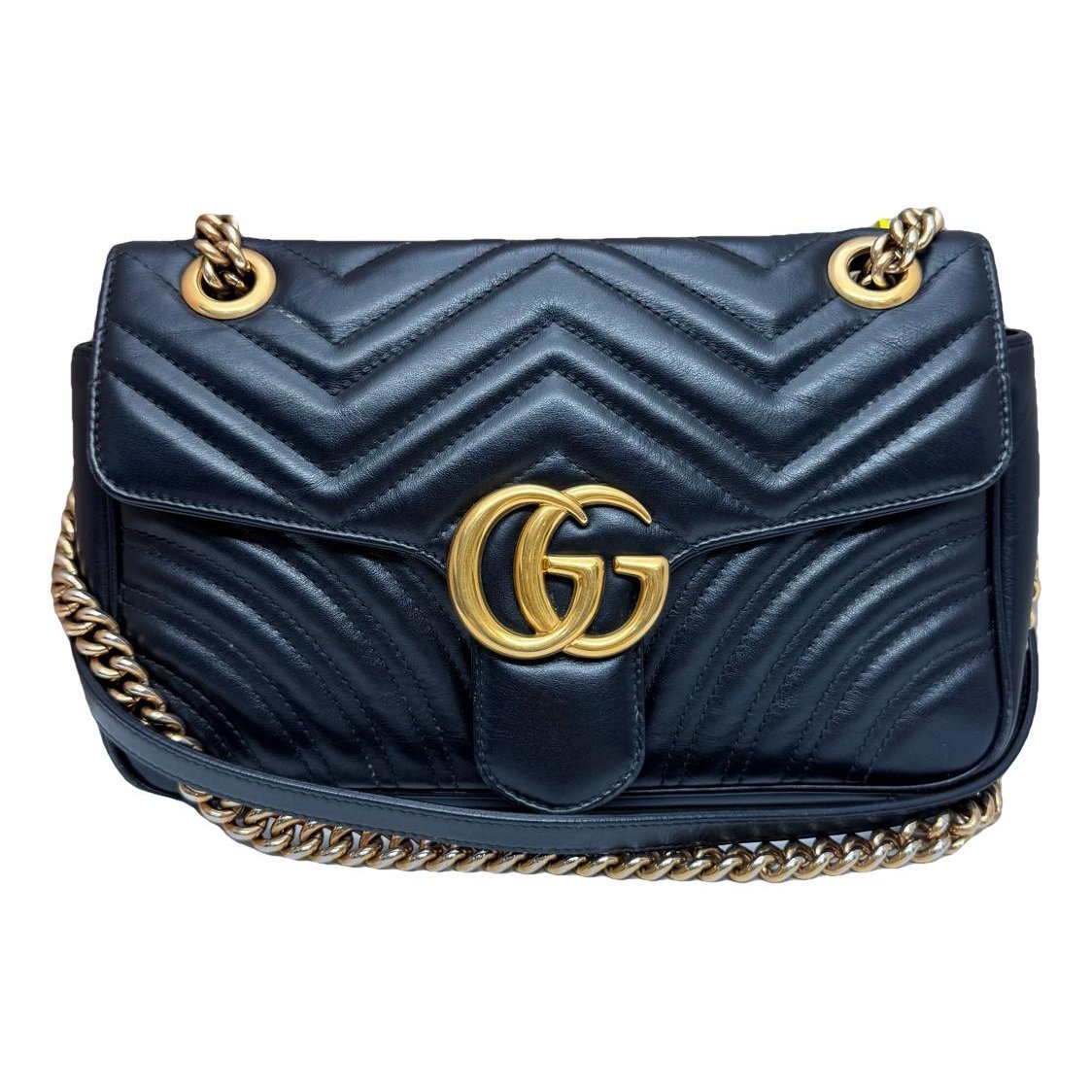 GG Marmont Flap leather handbag