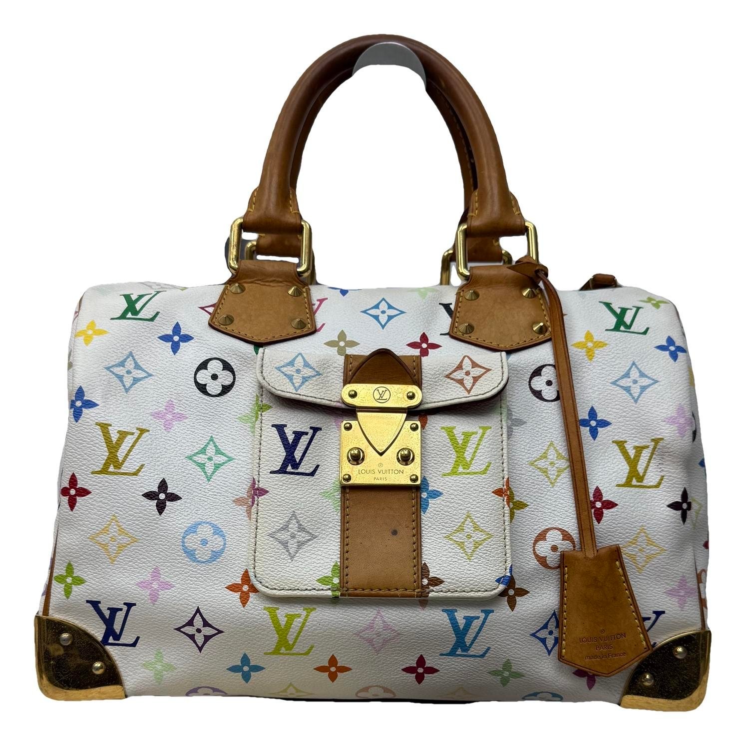 Speedy leather handbag