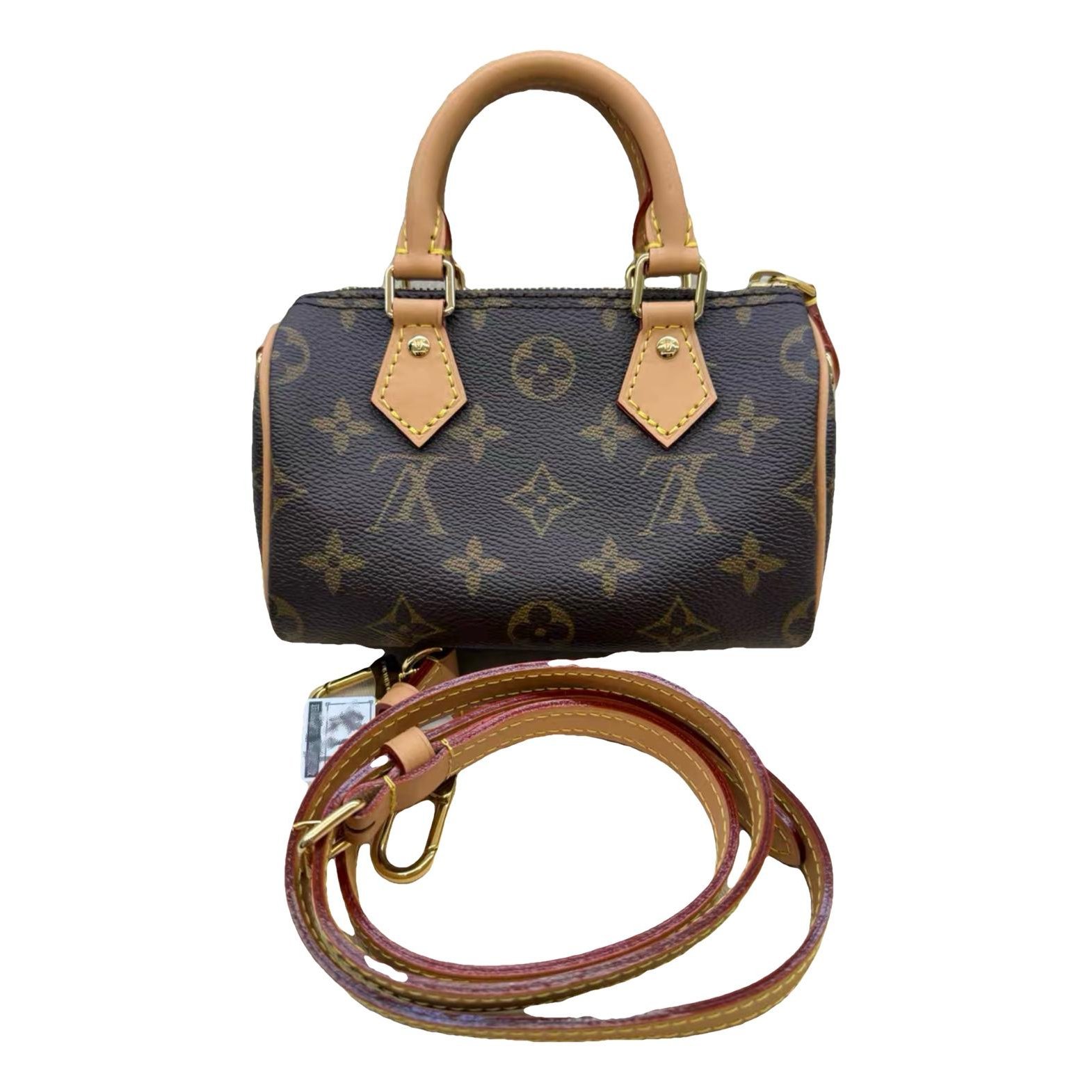 Louis Vuitton Nano Speedy / Mini HL leather handbag