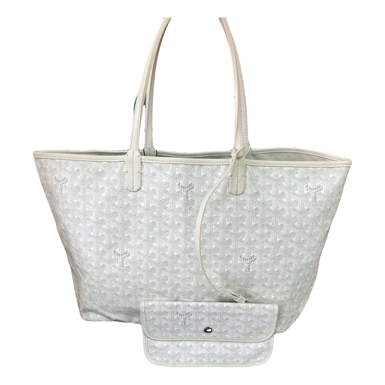 Goyard Saint-Louis leather handbag