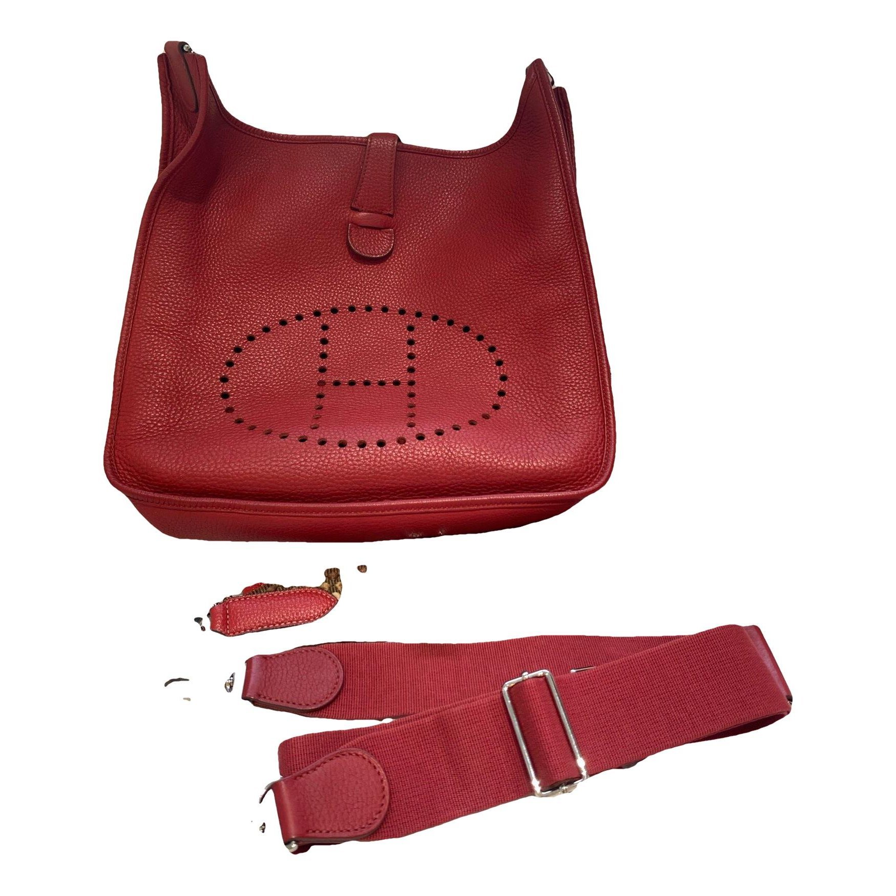 Evelyne leather crossbody bag