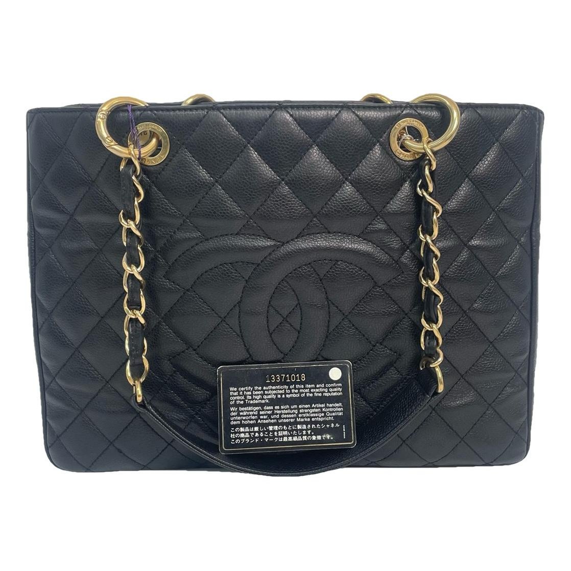 Grand shopping leather tote