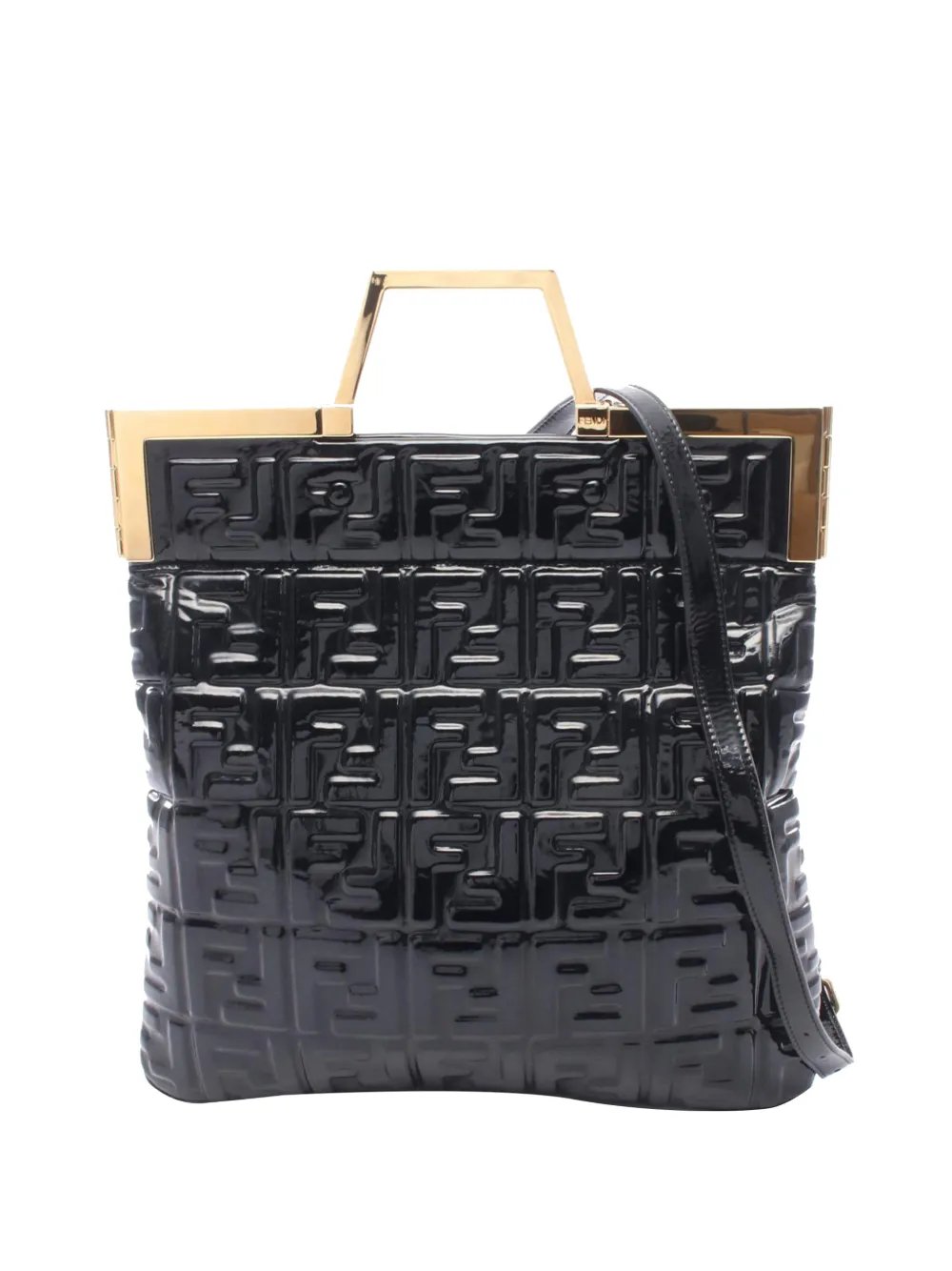 2000-2010 FF 1974 Embossed Patent Shopping Tote satchel
