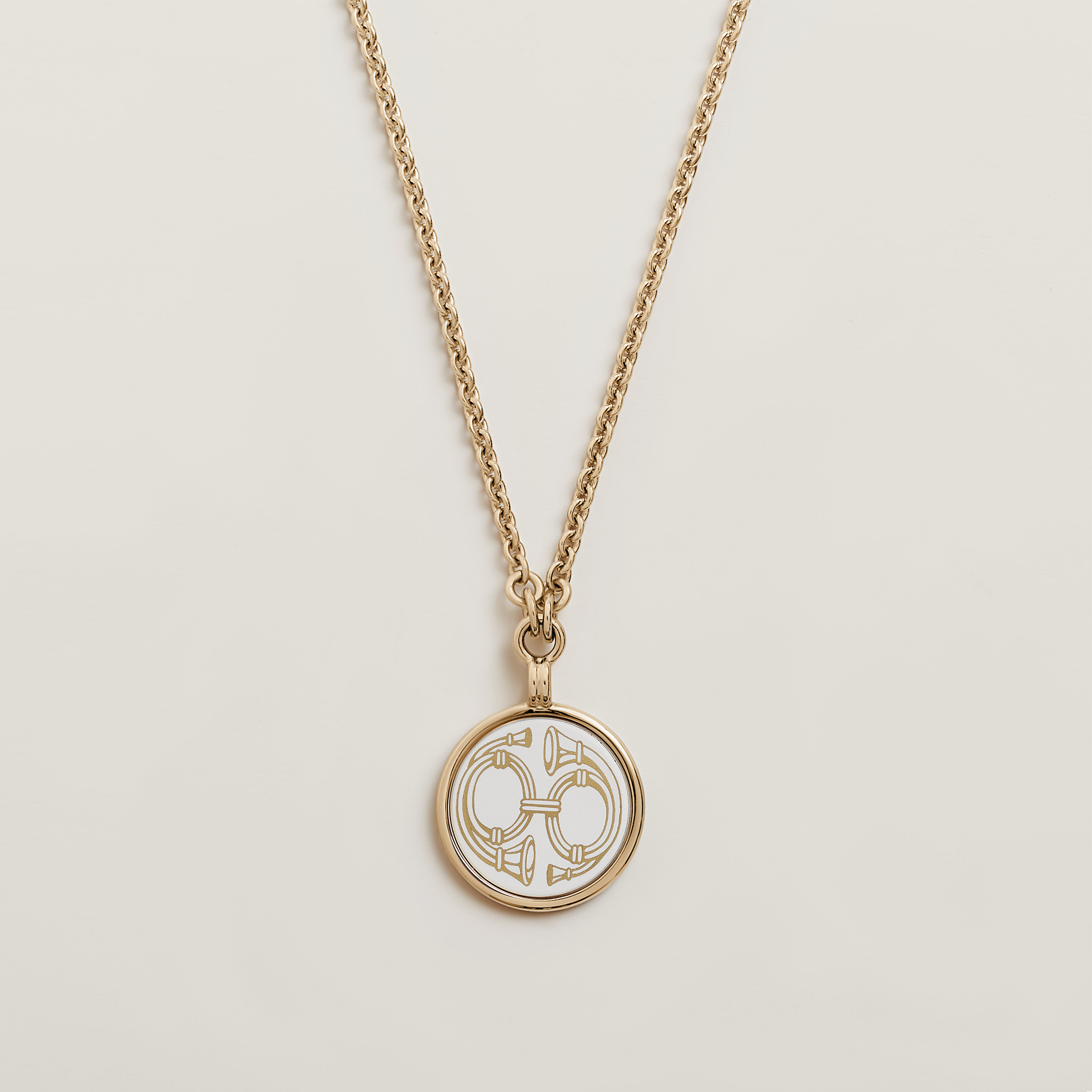 Medaille Bijou Deux Cors necklace, small model