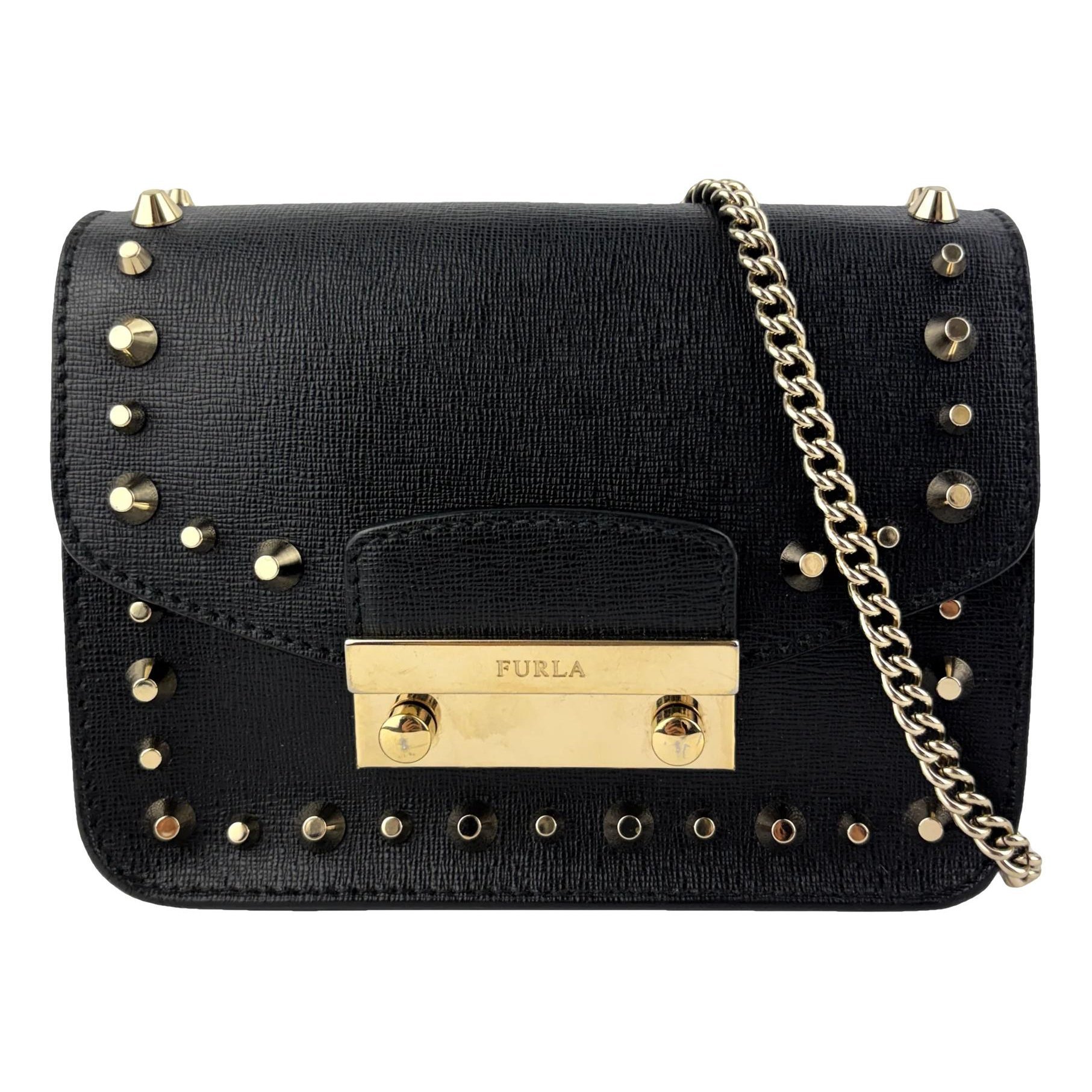 Metropolis leather crossbody bag