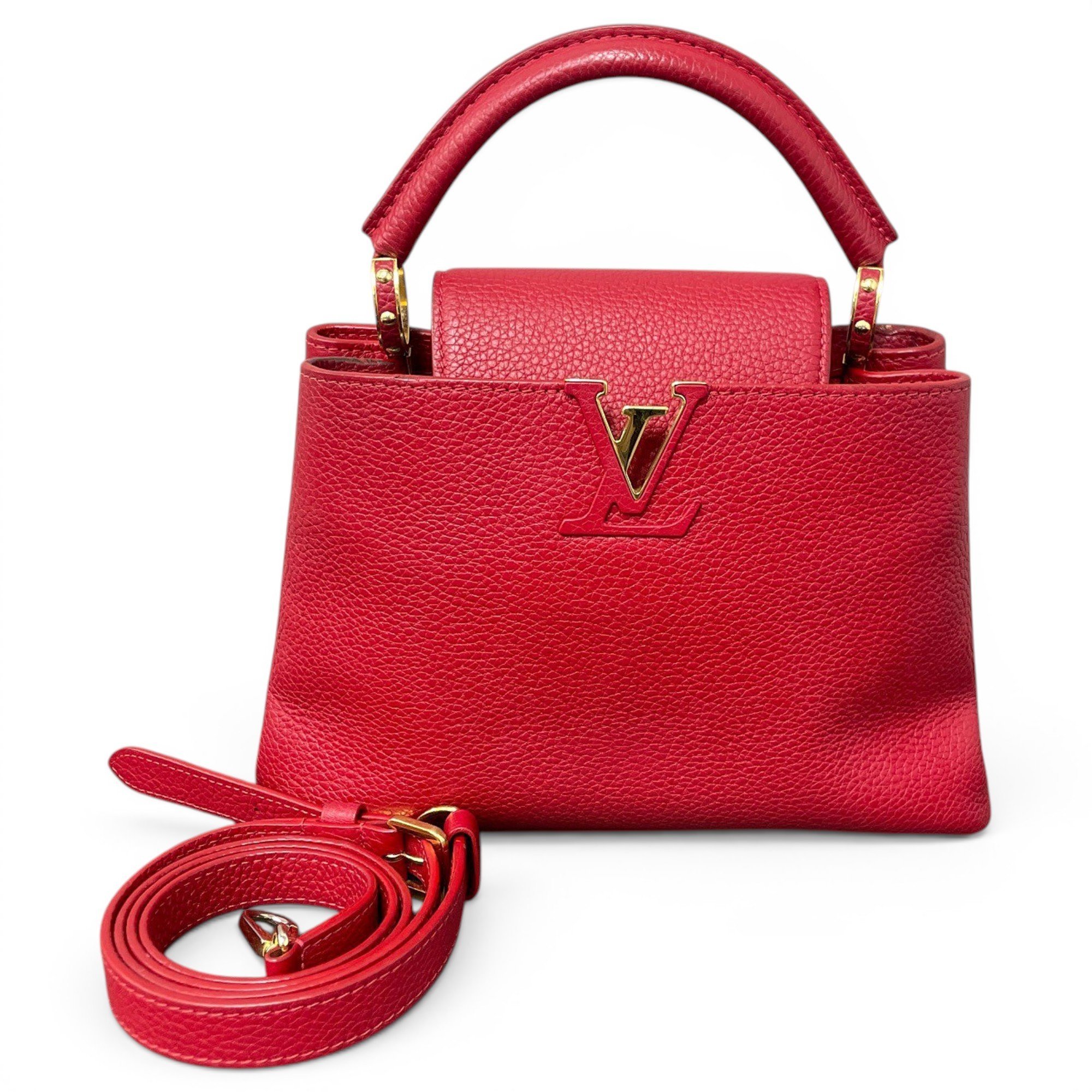Capucines leather handbag