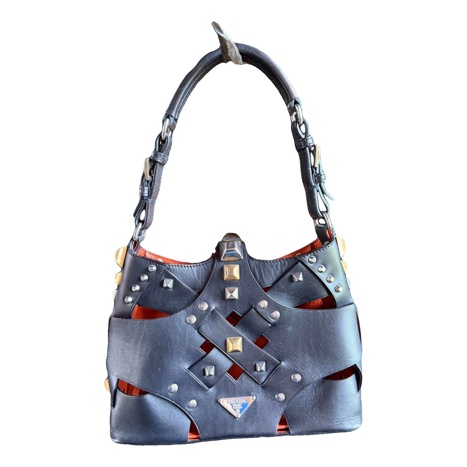 Leather handbag