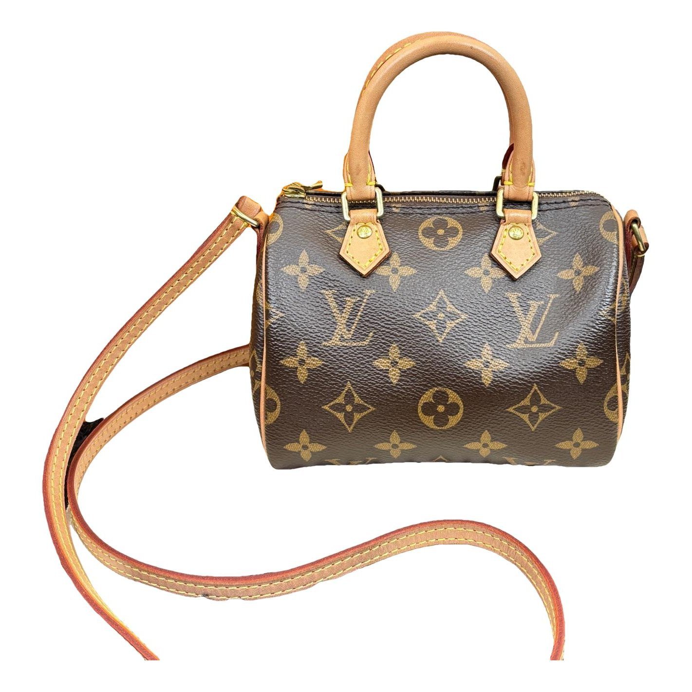 Nano Speedy / Mini HL leather handbag