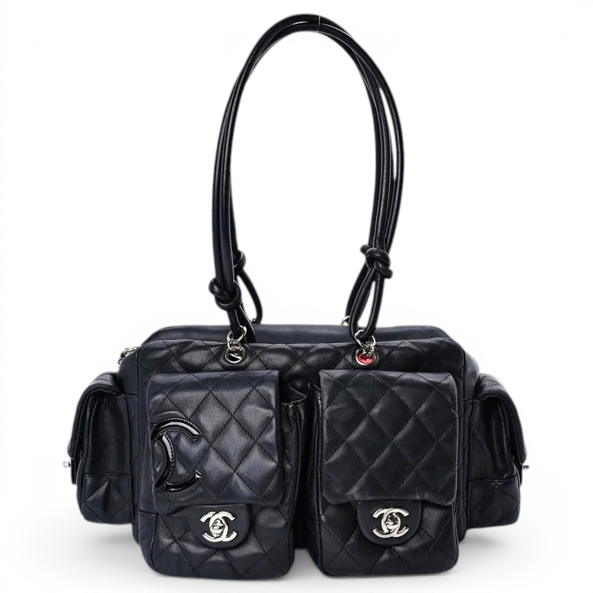 Cambon Reporter leather handbag