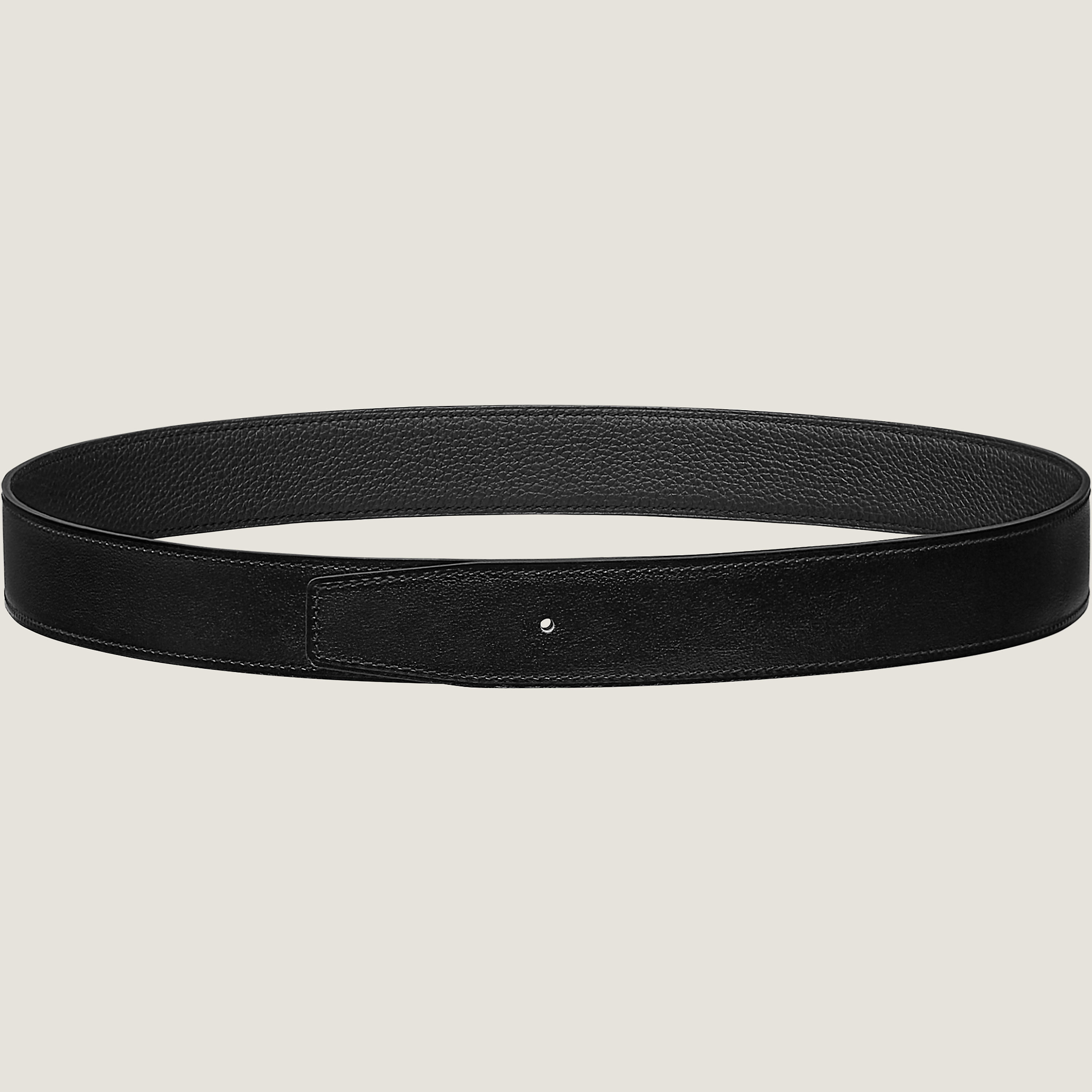 Reversible leather strap 32 mm