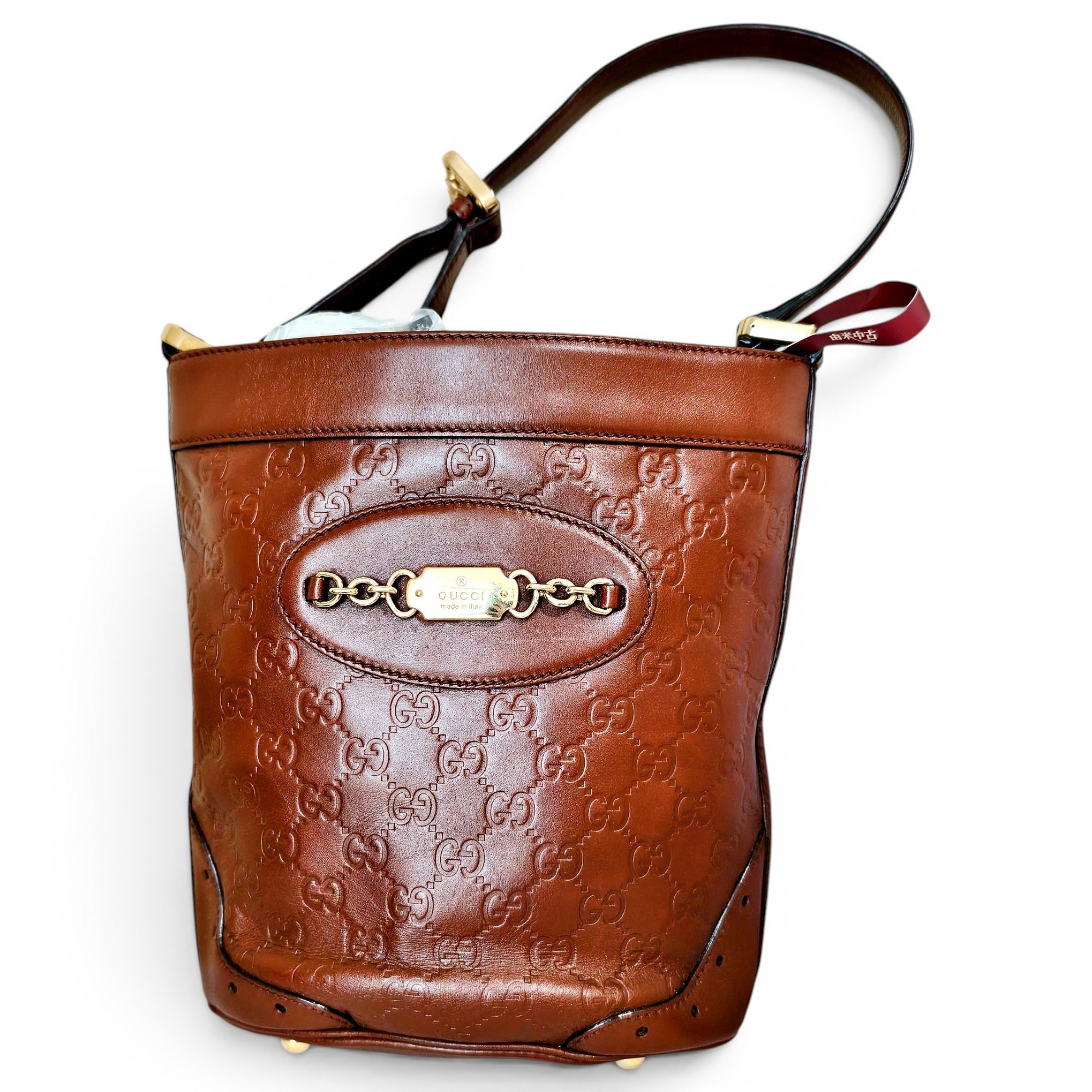 Leather handbag