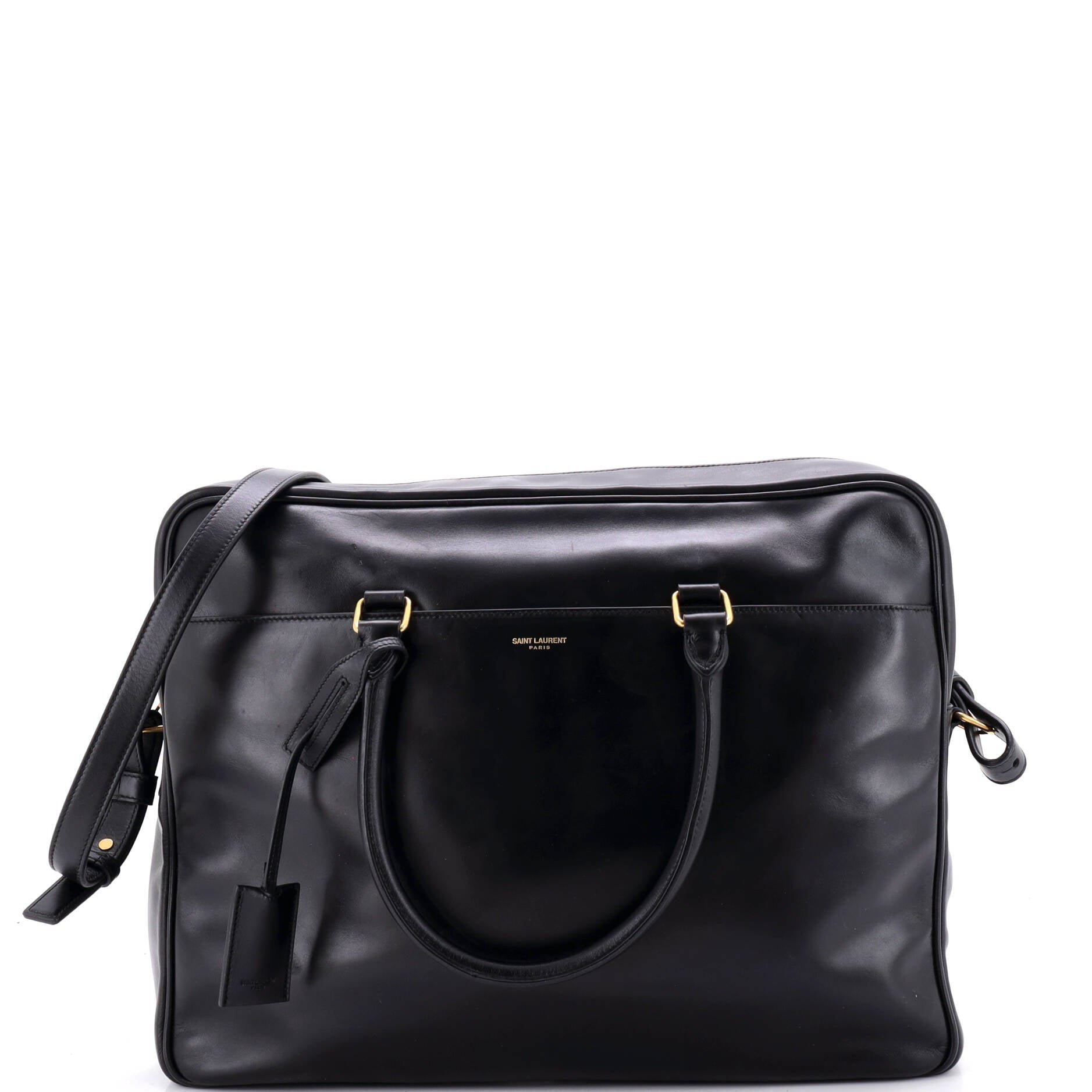 Classic Duffle Briefcase Leather