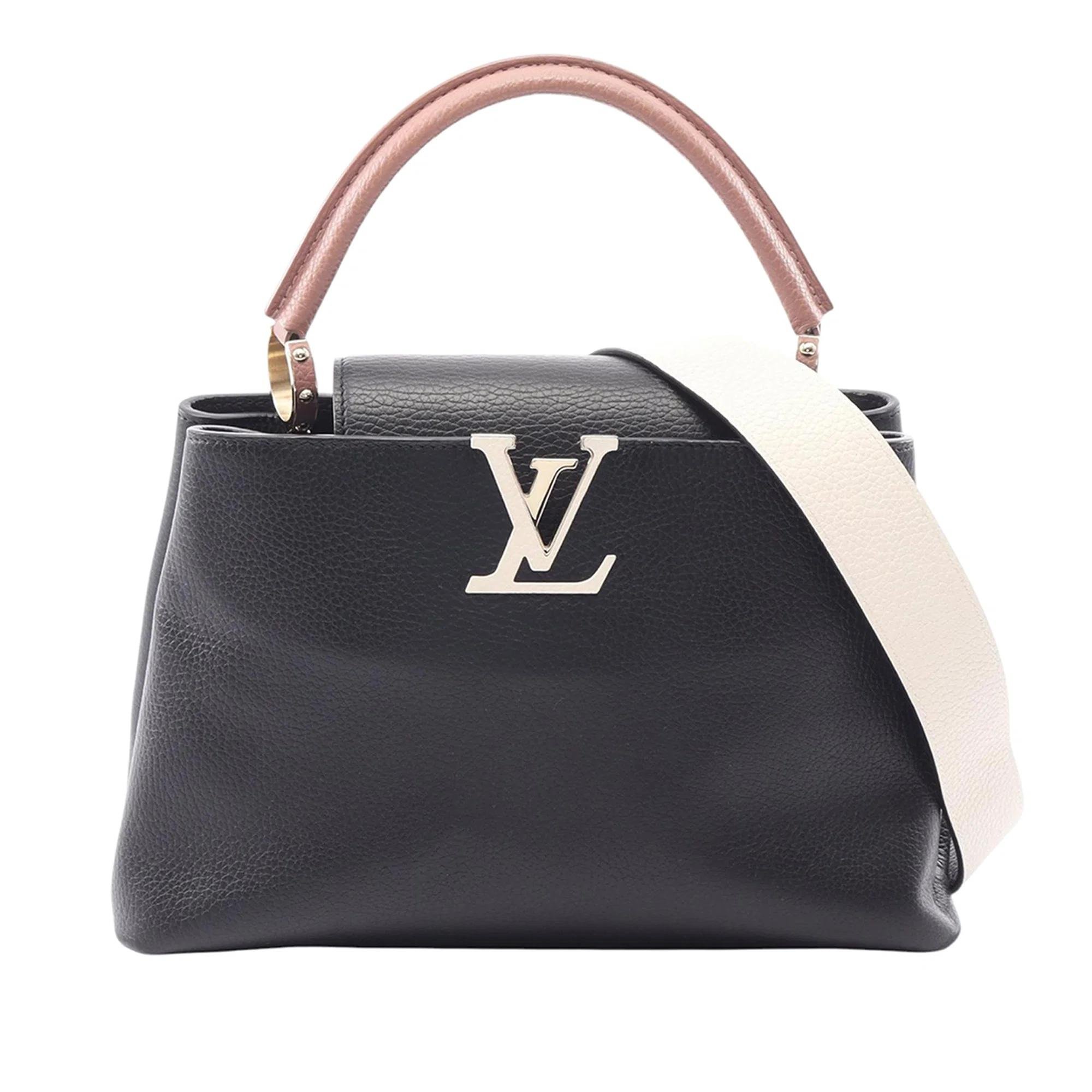 Capucines pony-style calfskin handbag