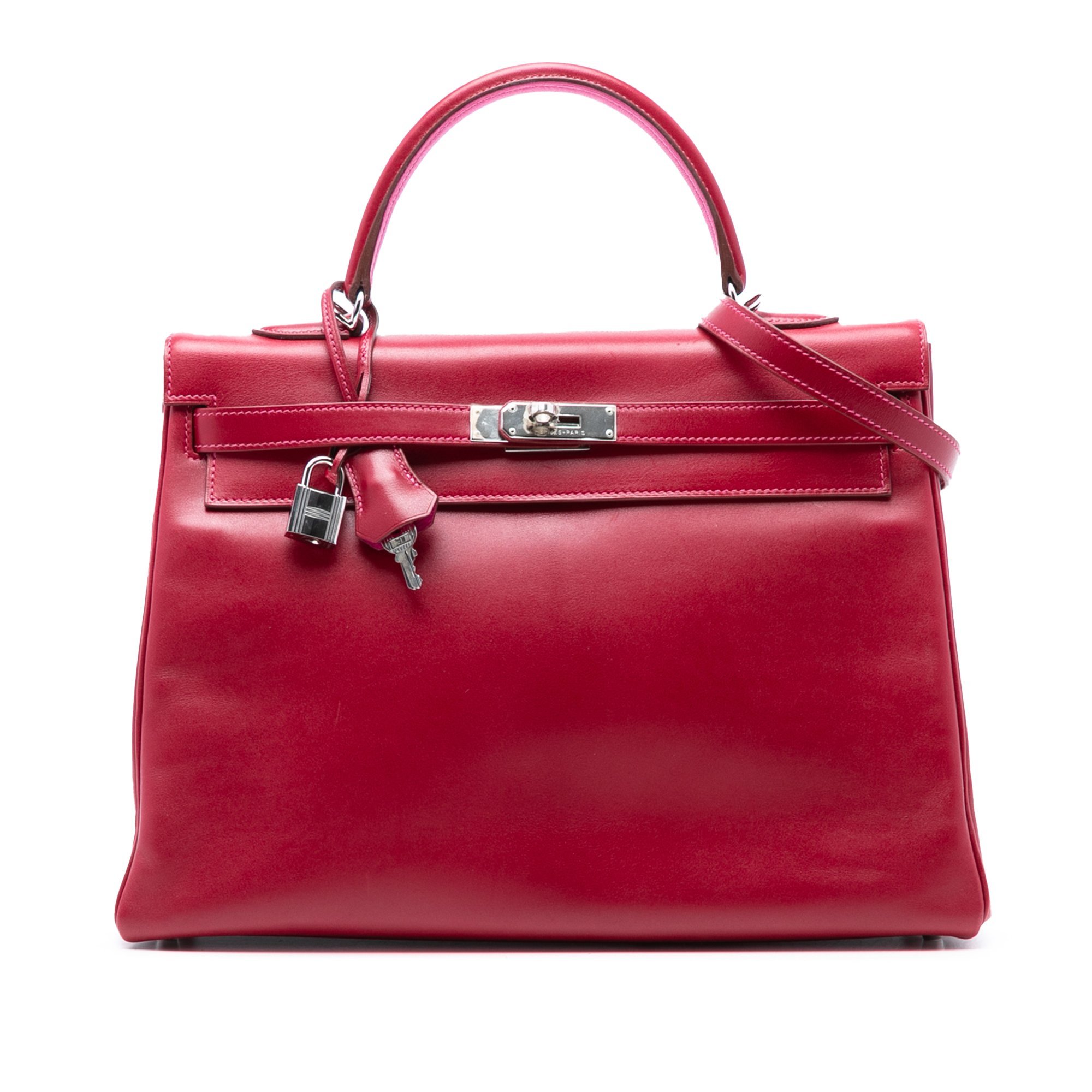 So Kelly leather handbag