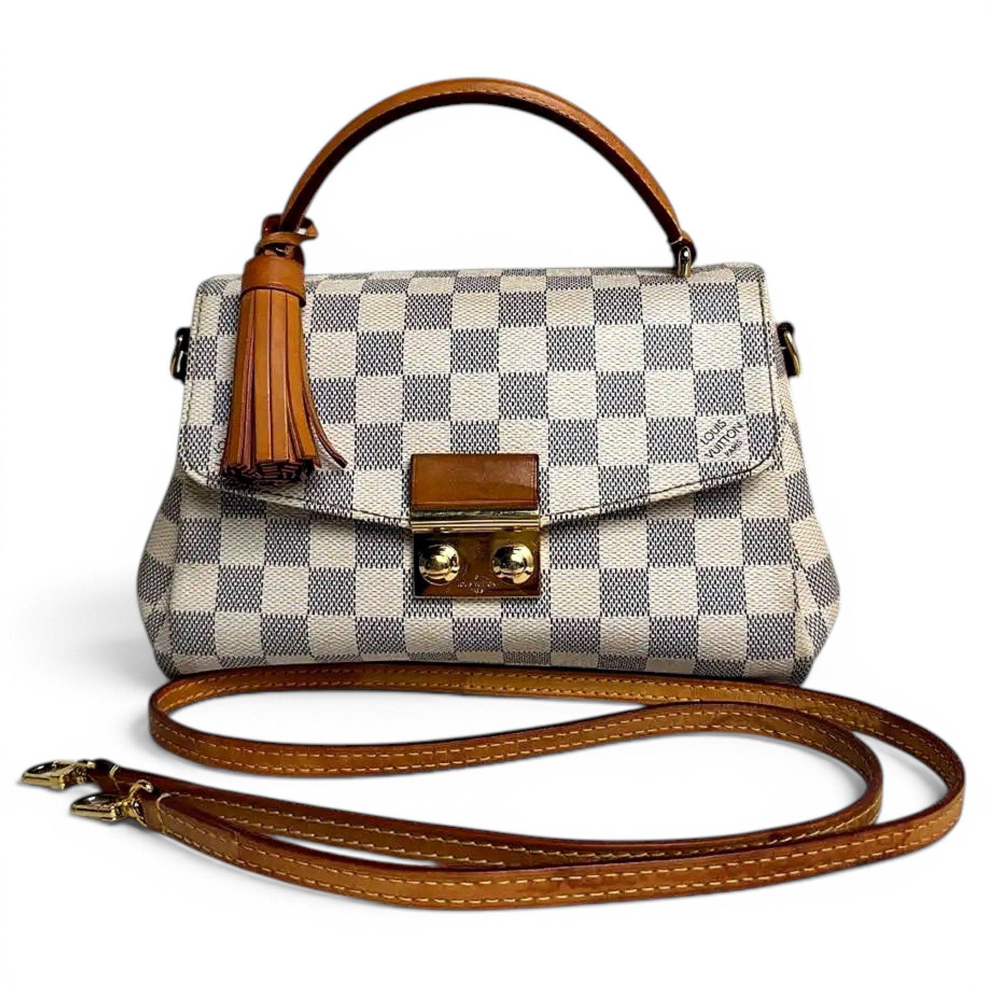 Croisette vinyl handbag
