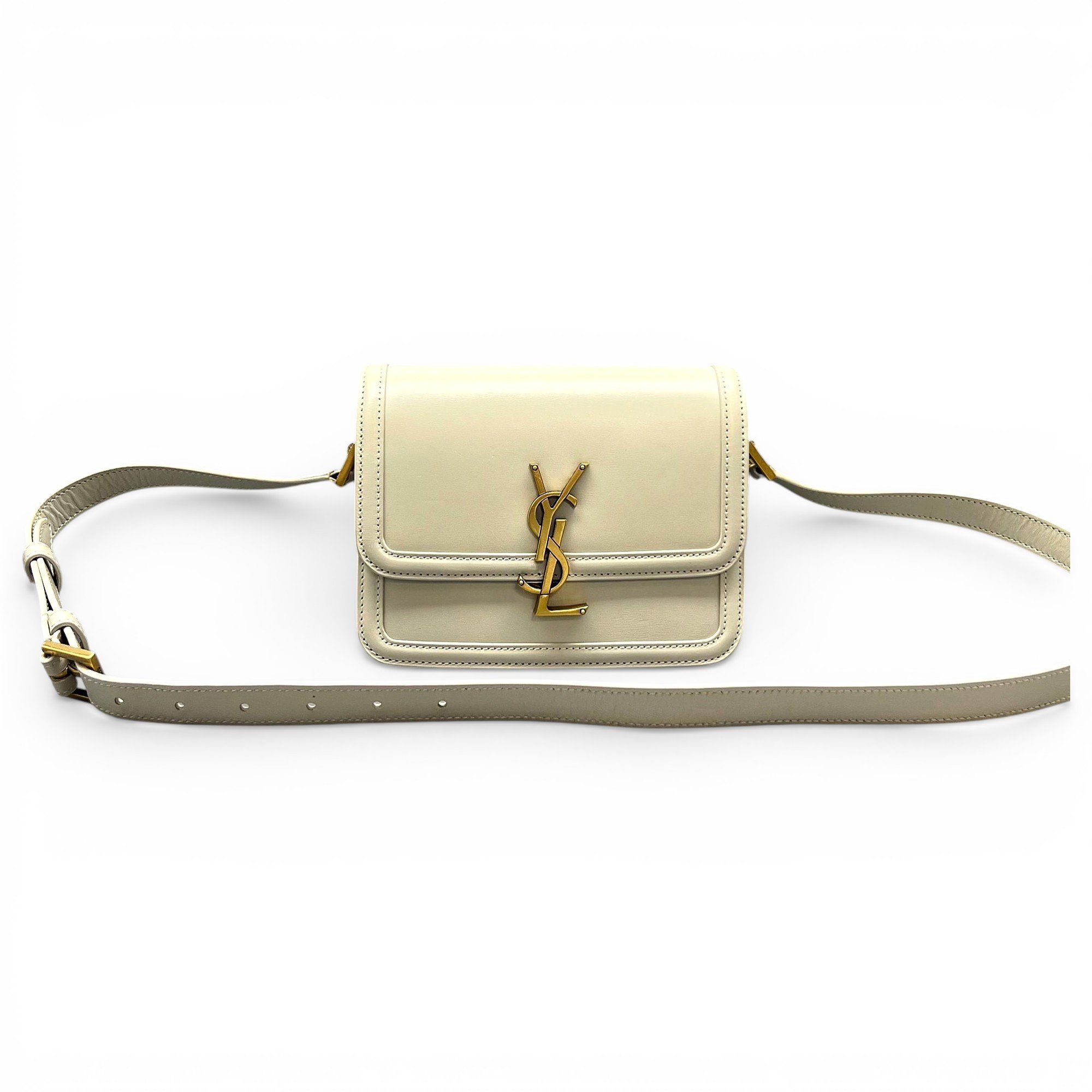 Solférino leather handbag