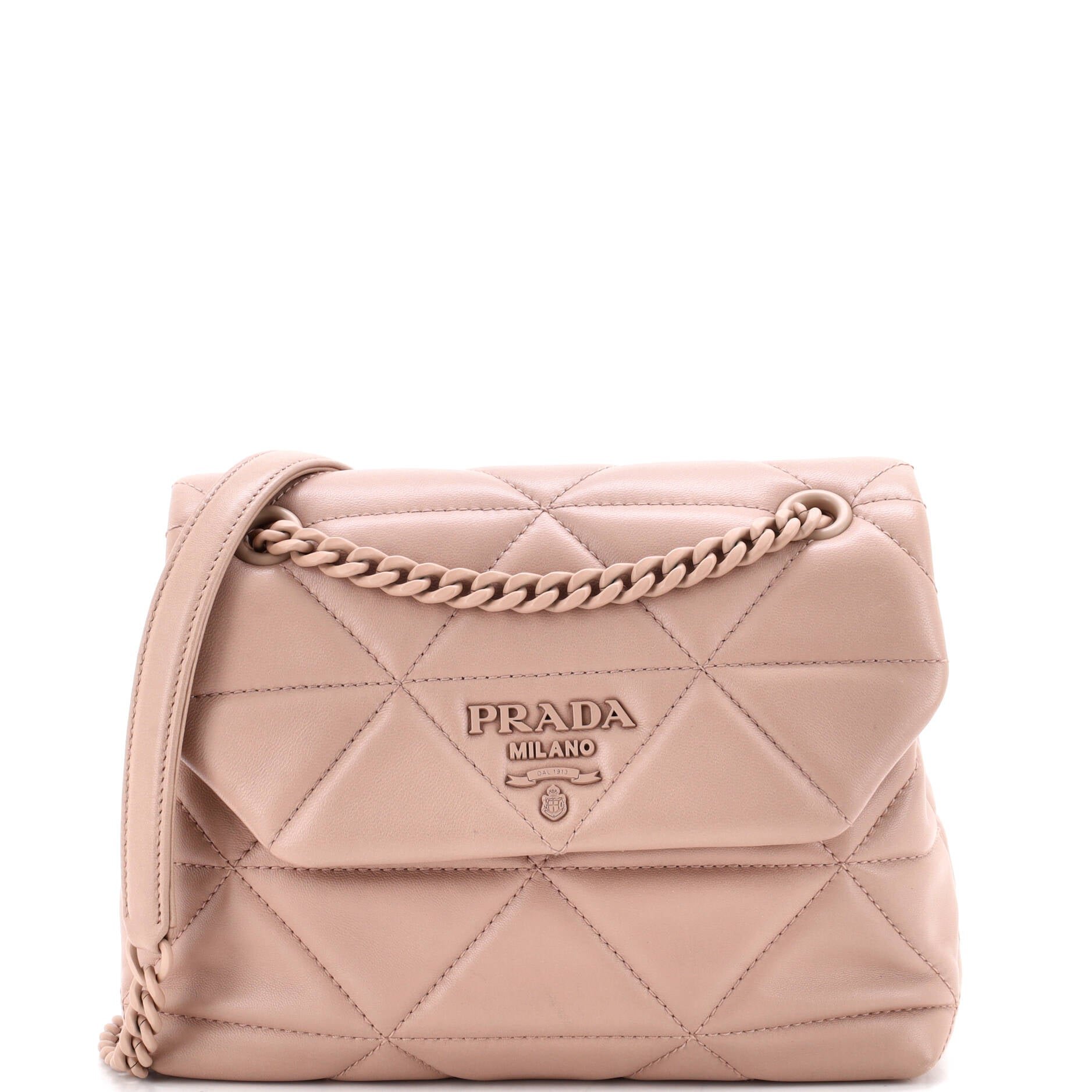 Spectrum Flap Bag Quilted Nappa Leather Small