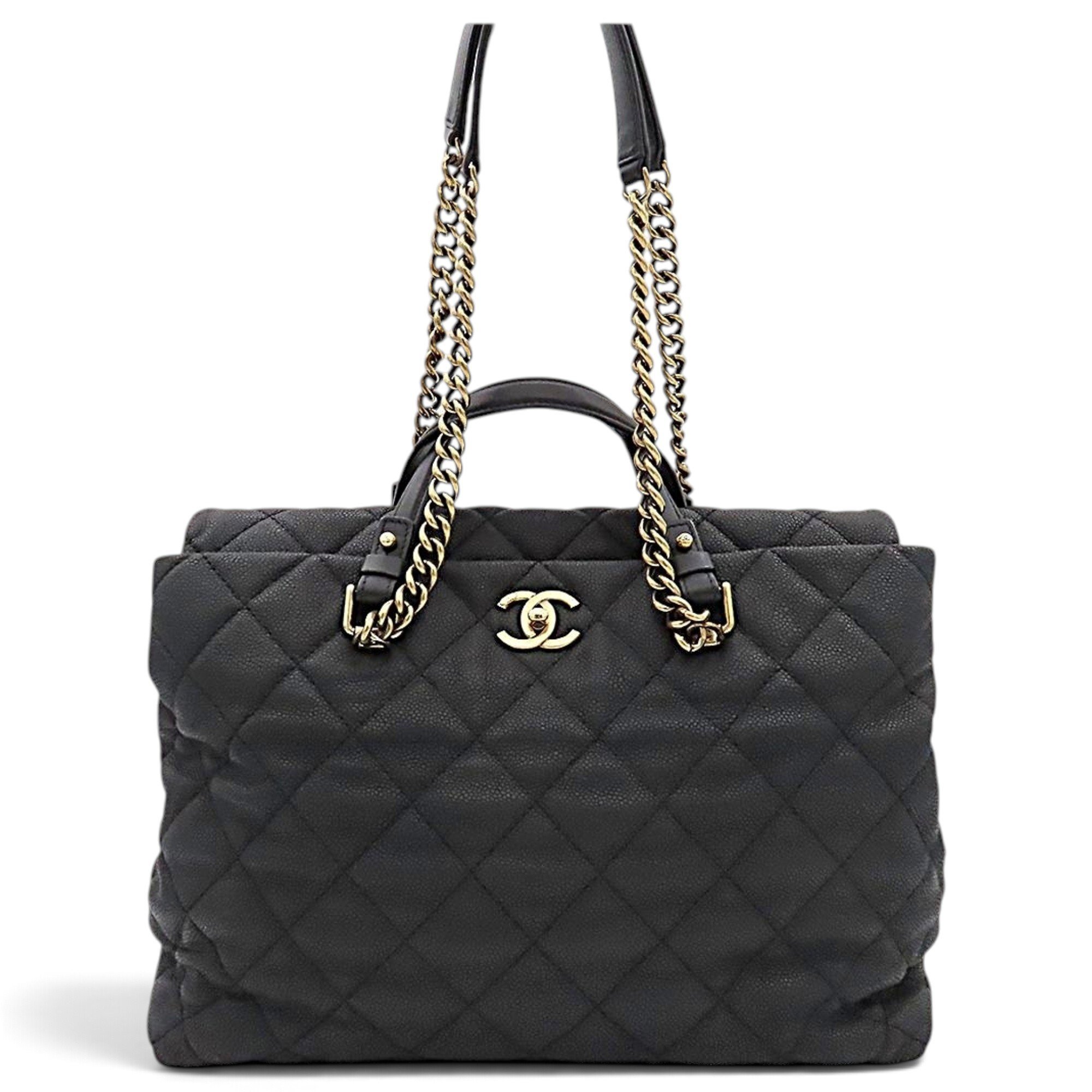 Leather tote