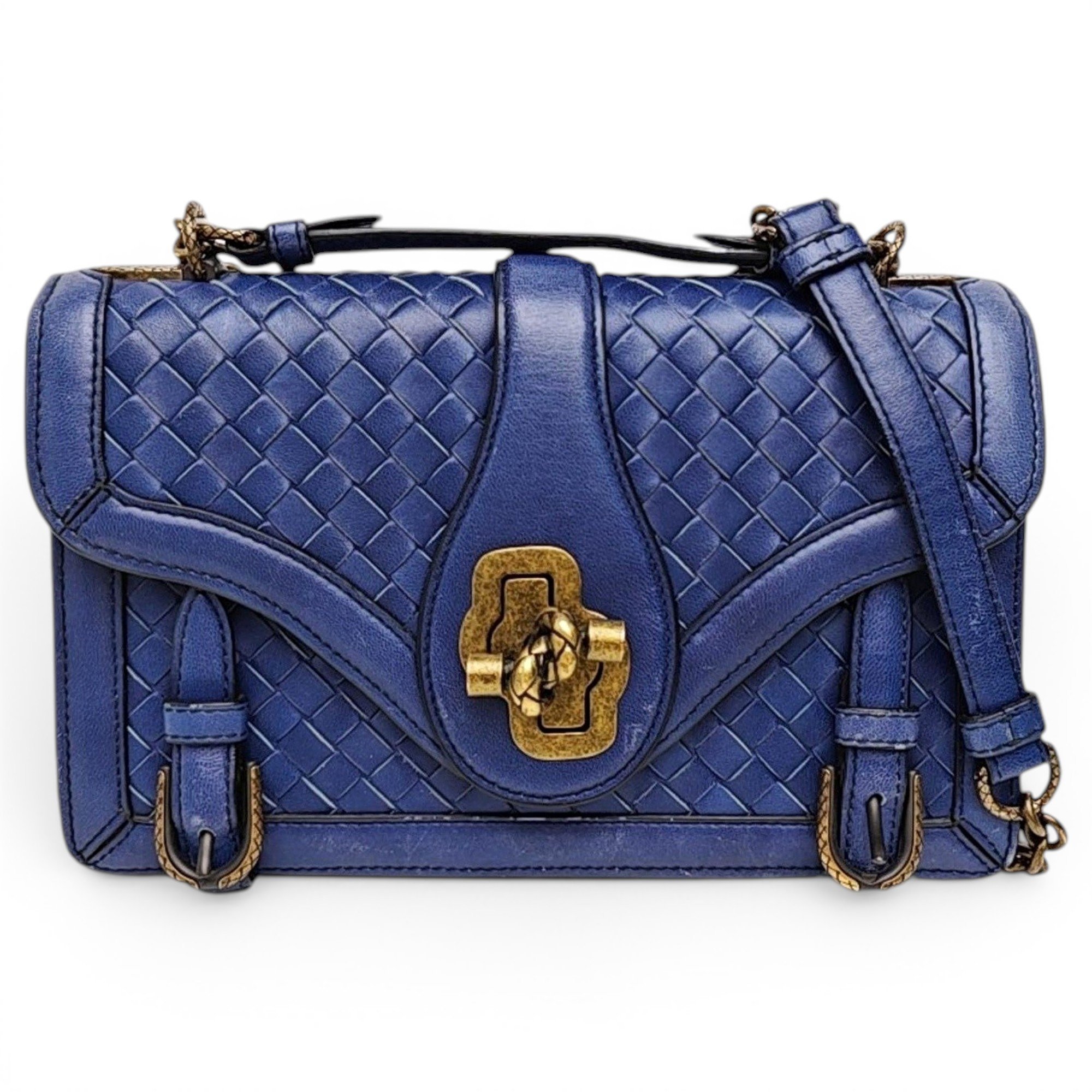 City Knot leather handbag