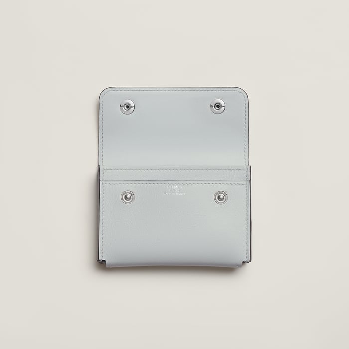 Gris Platine Hermèsnap Card Holder