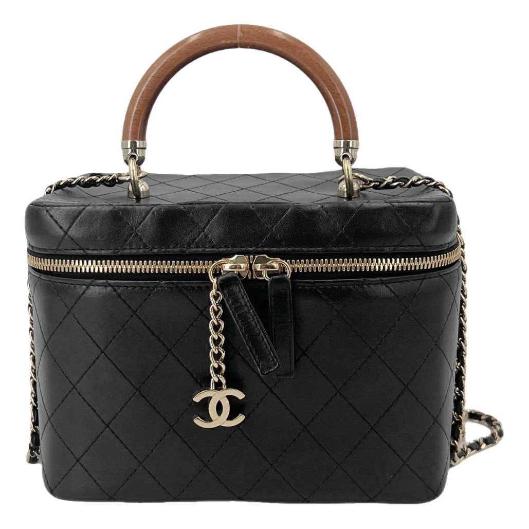 Trendy CC Vanity leather handbag