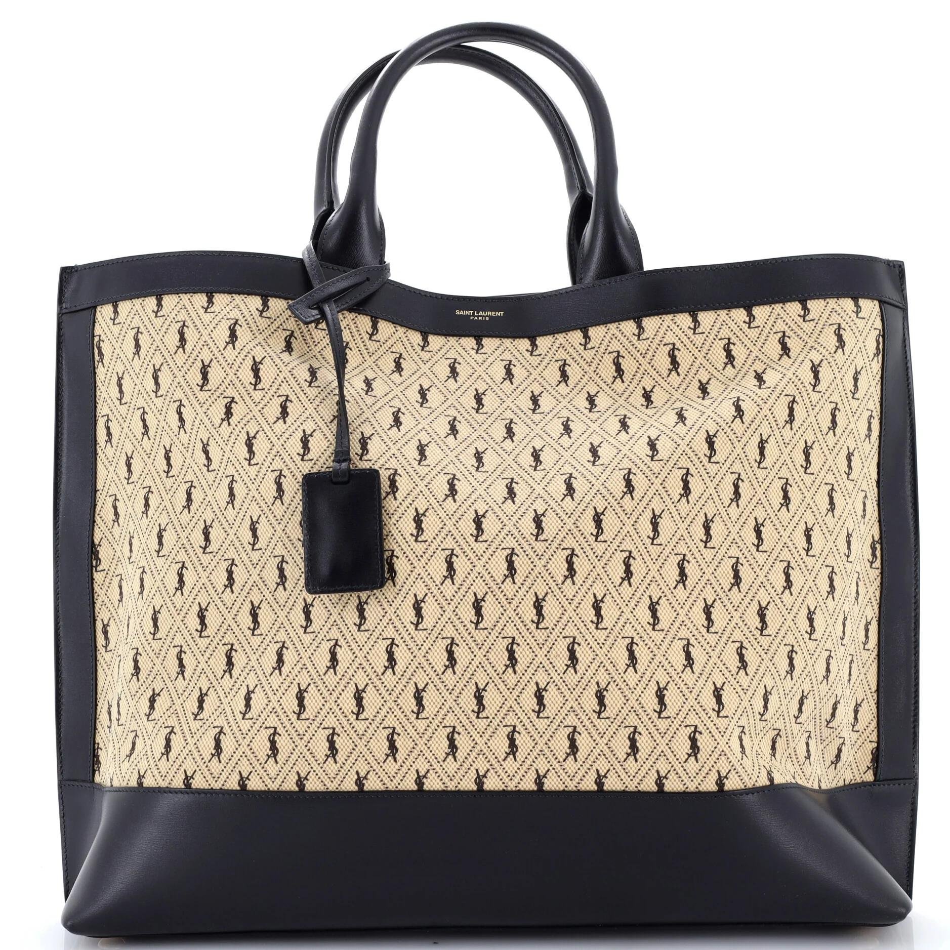 Leather tote