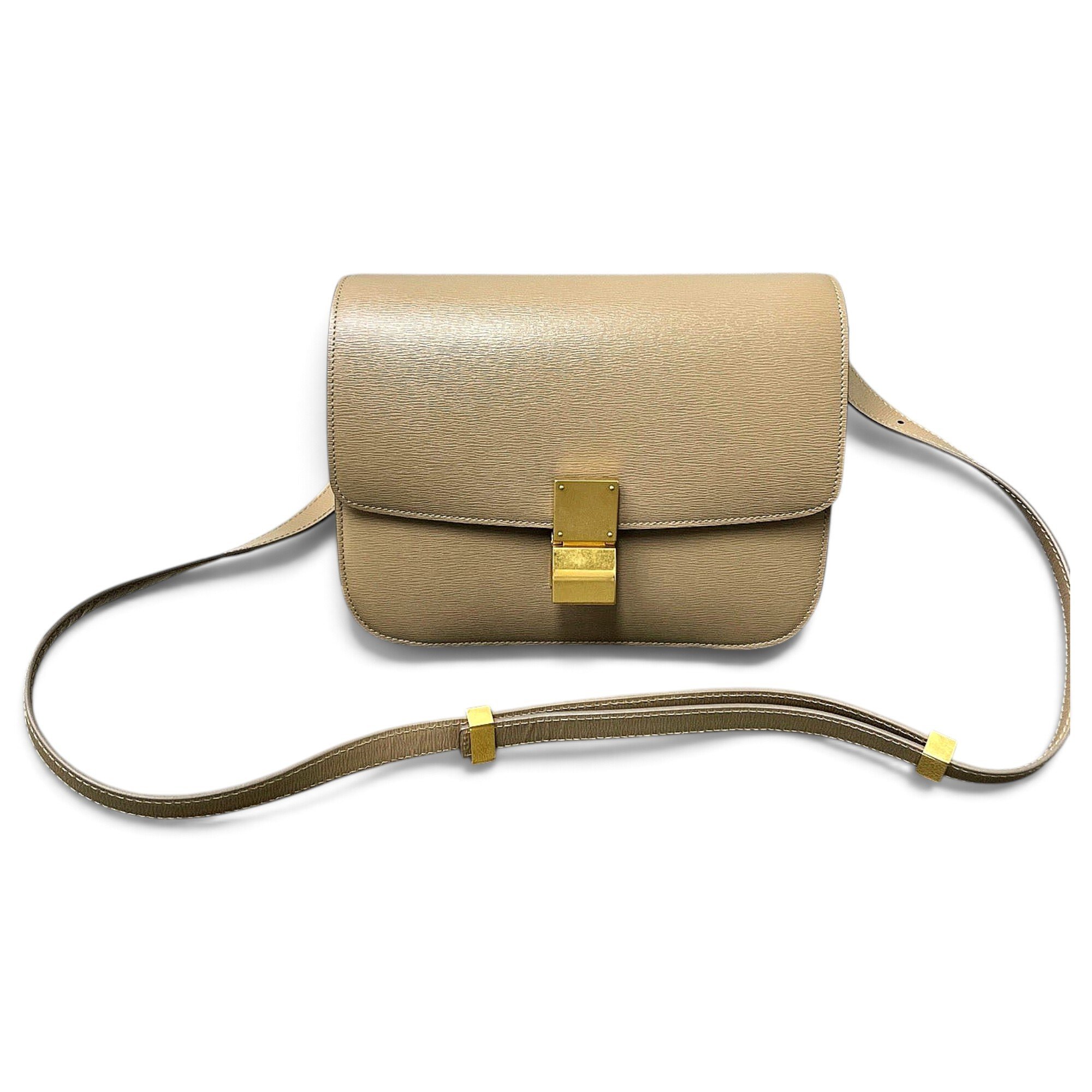 Classic leather crossbody bag