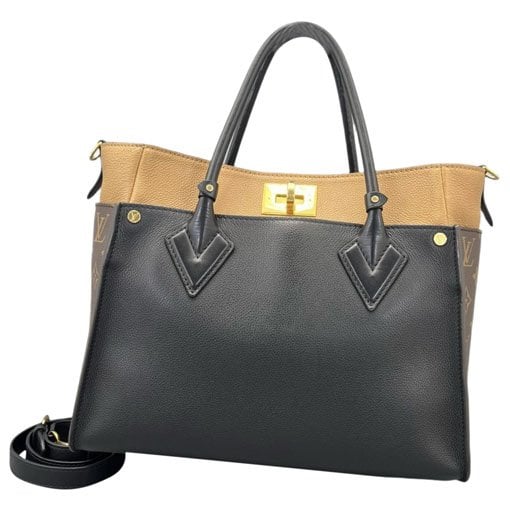 On My Side leather handbag