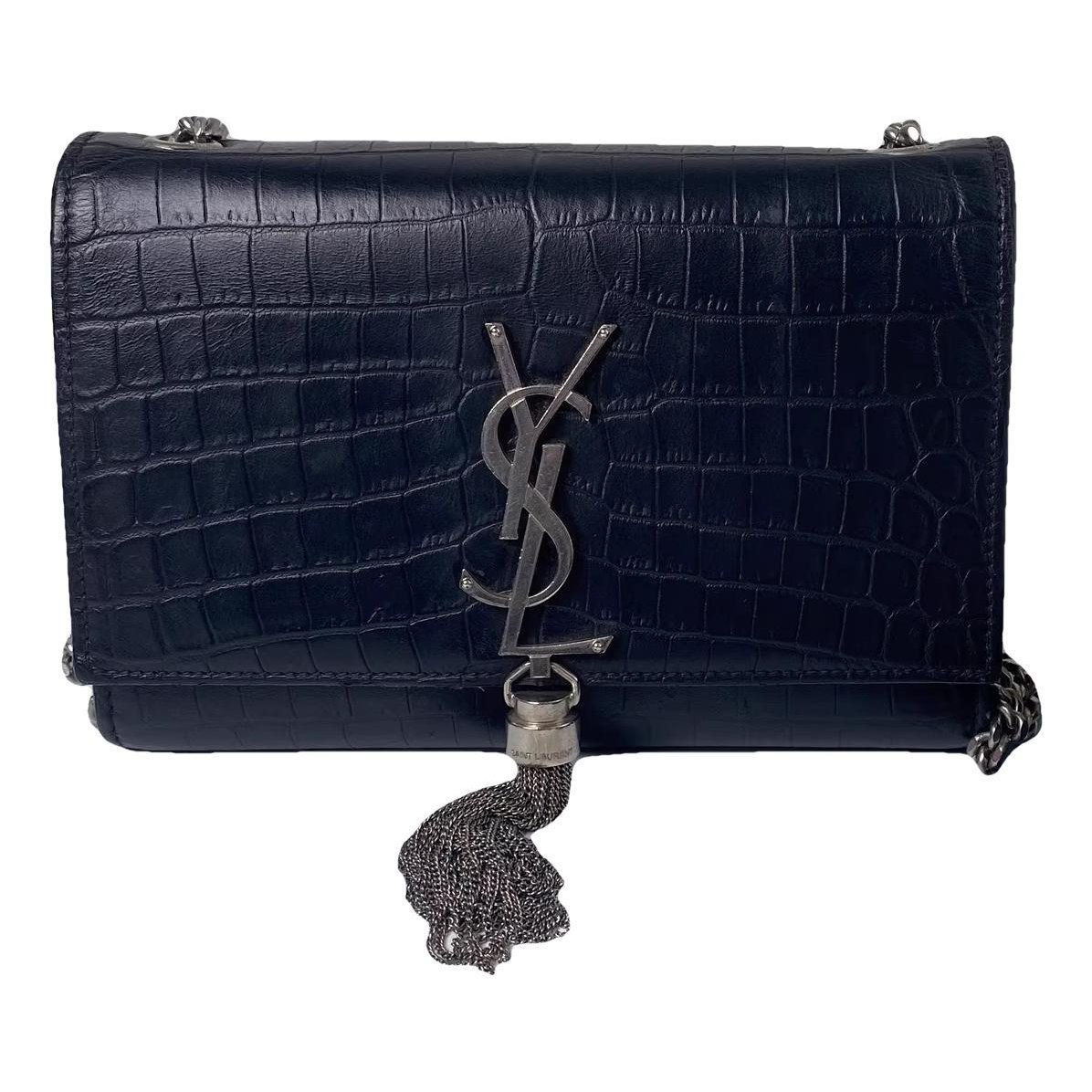 Pompom Kate leather handbag