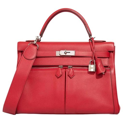 Kelly Lakis leather handbag