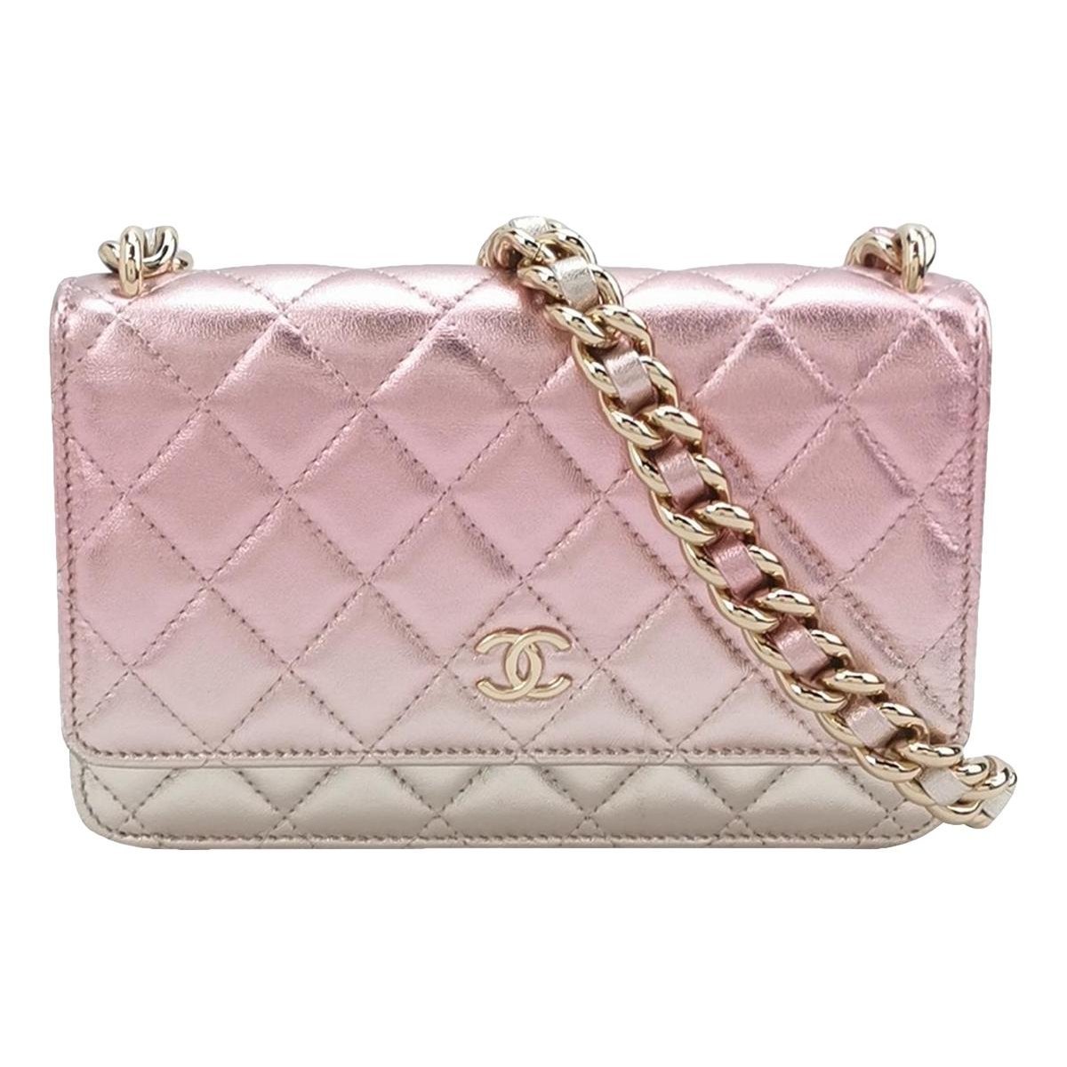 Wallet On Chain Timeless/Classique leather crossbody bag