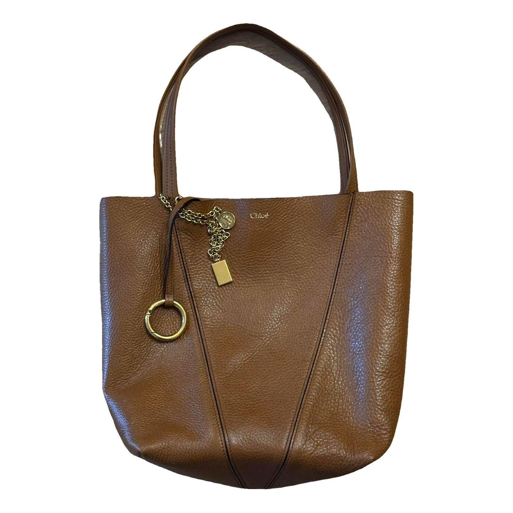 Leather tote