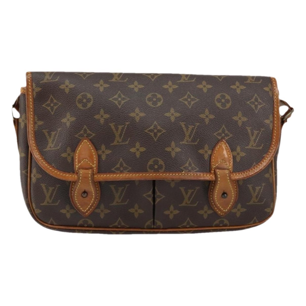 Gibeciere leather handbag