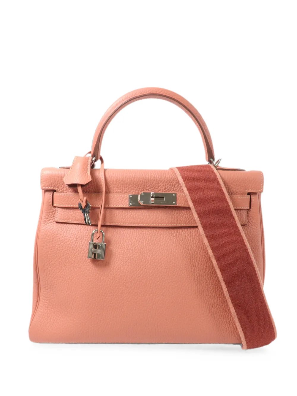Kelly 32 calf leather tote bag