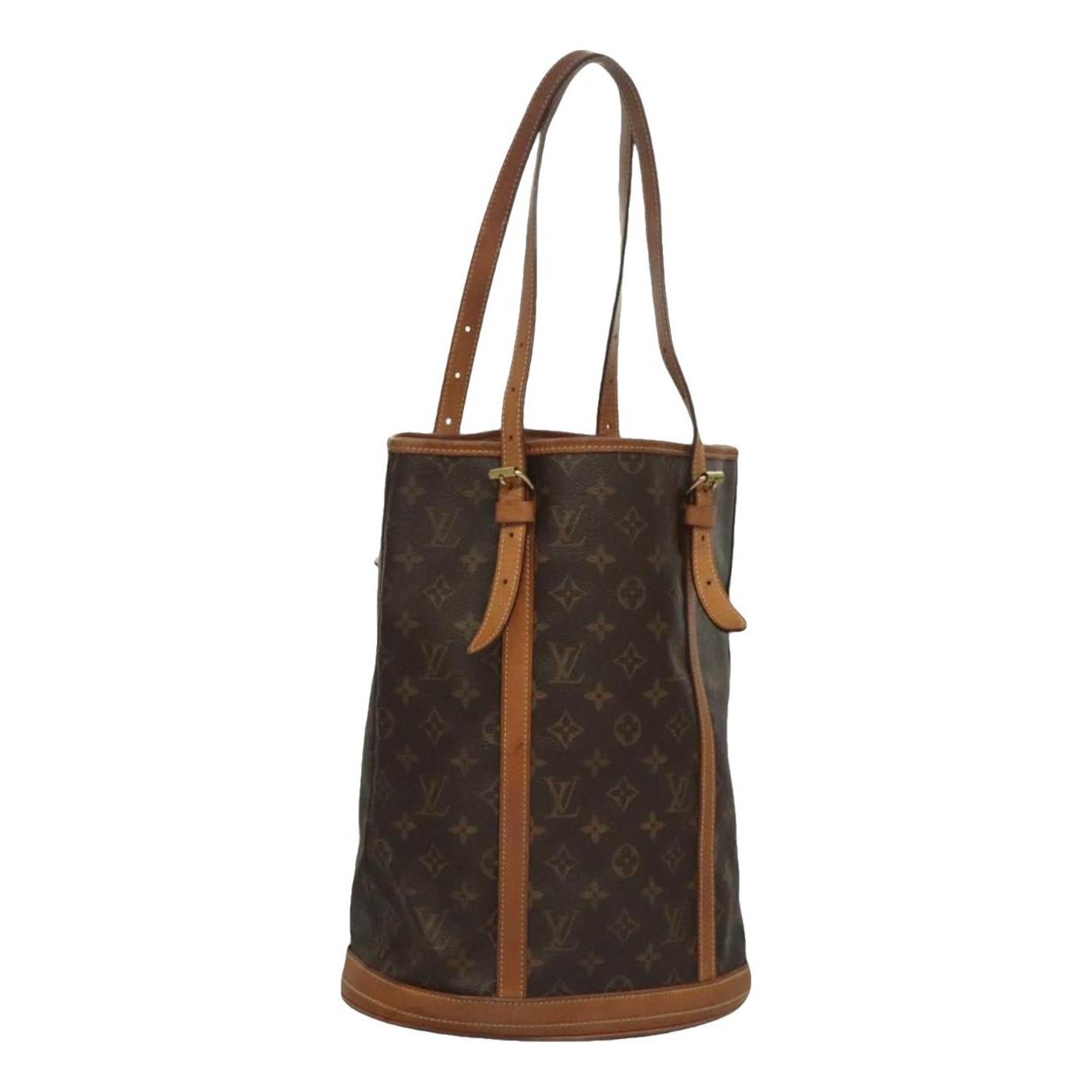 Bucket leather tote