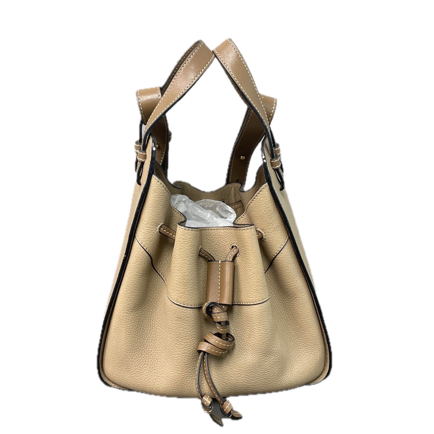 Hammock leather handbag