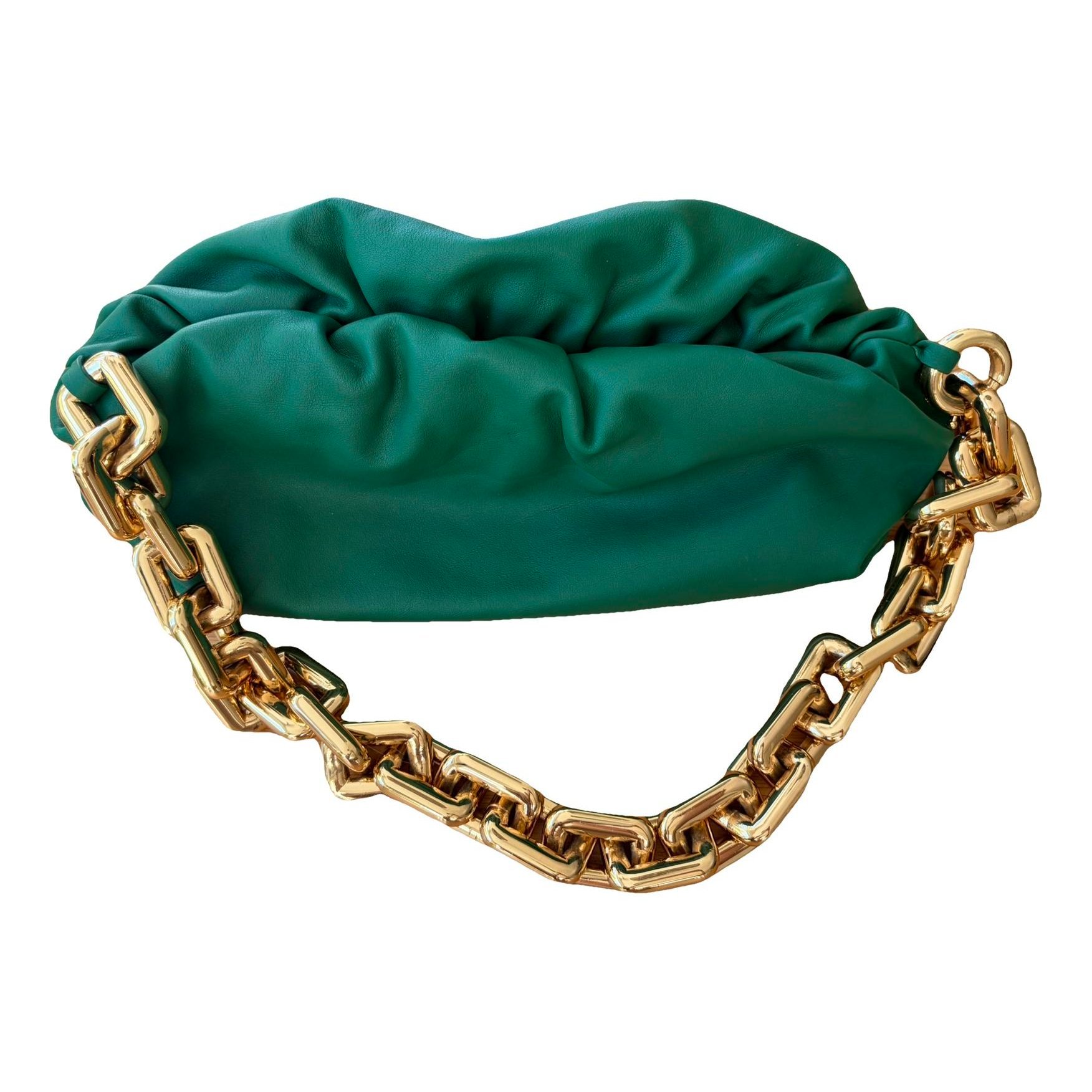 Chain Pouch leather handbag