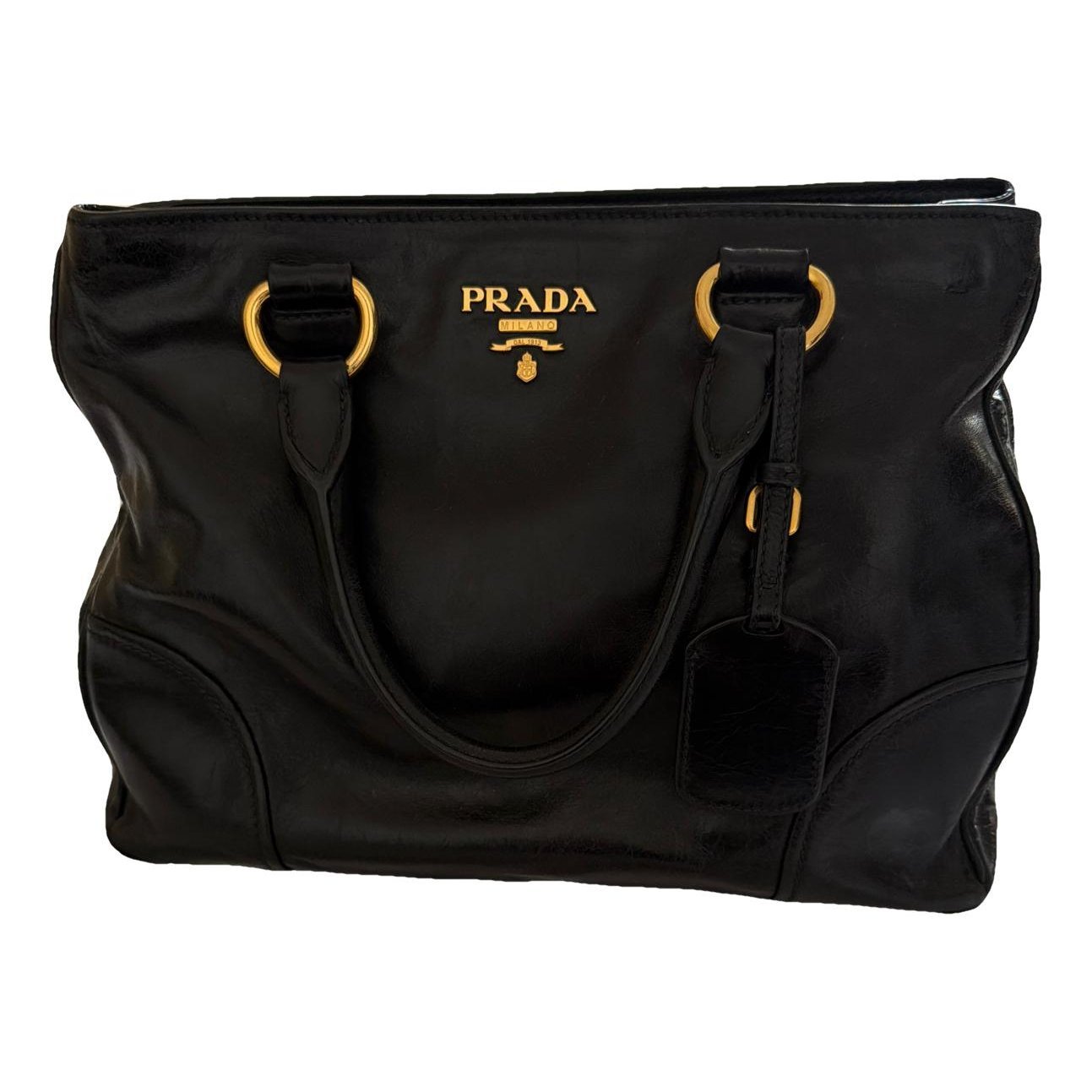Madras leather handbag