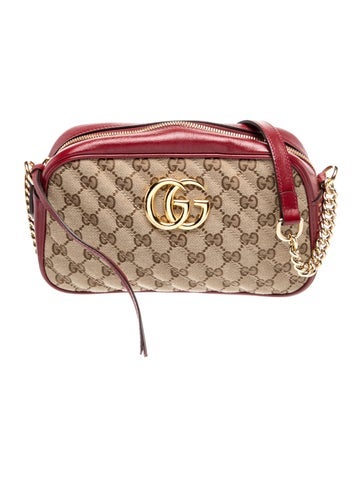 GG Canvas Marmont Small