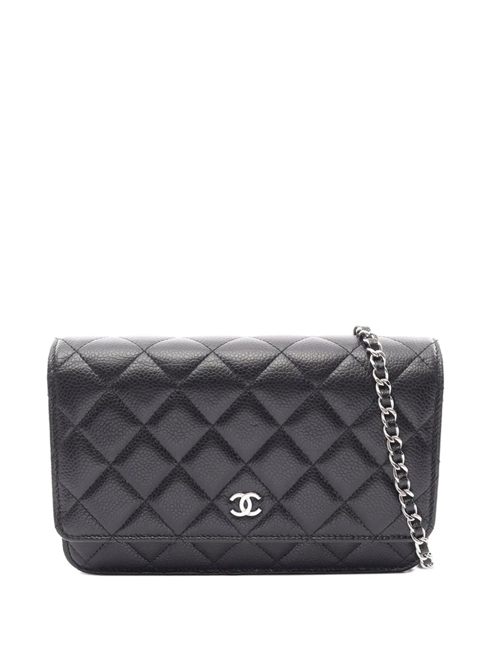 2021-2026 CC Quilted Caviar Wallet on Chain crossbody bag