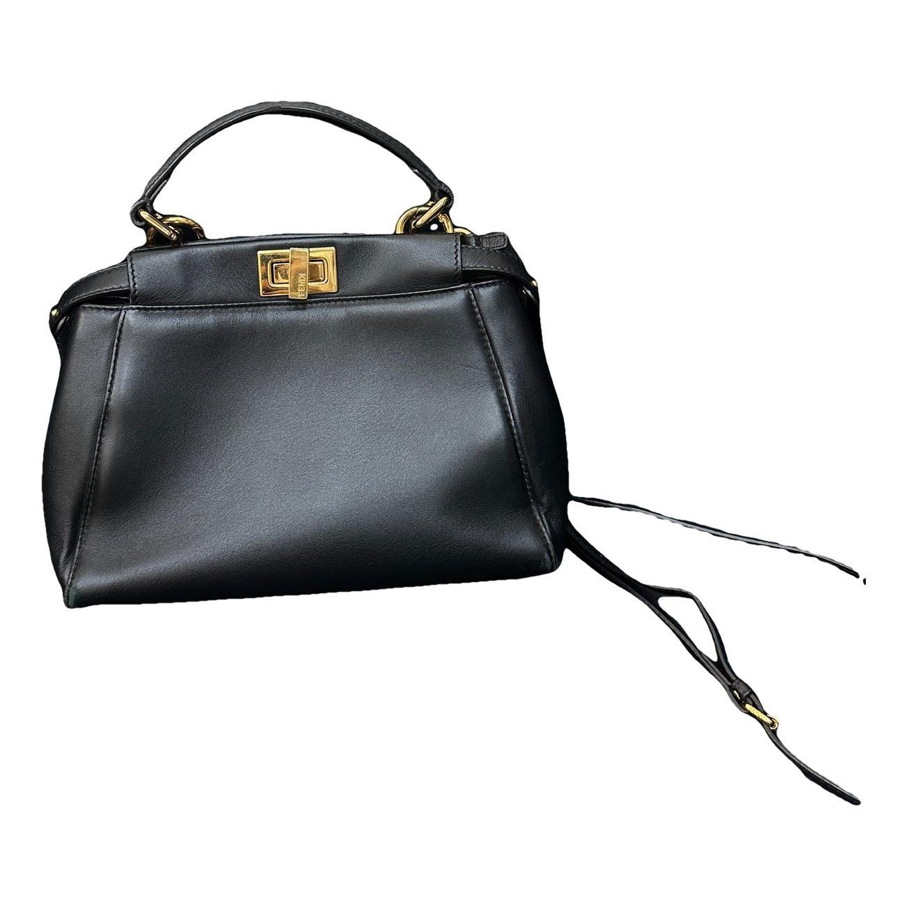 Peekaboo leather handbag