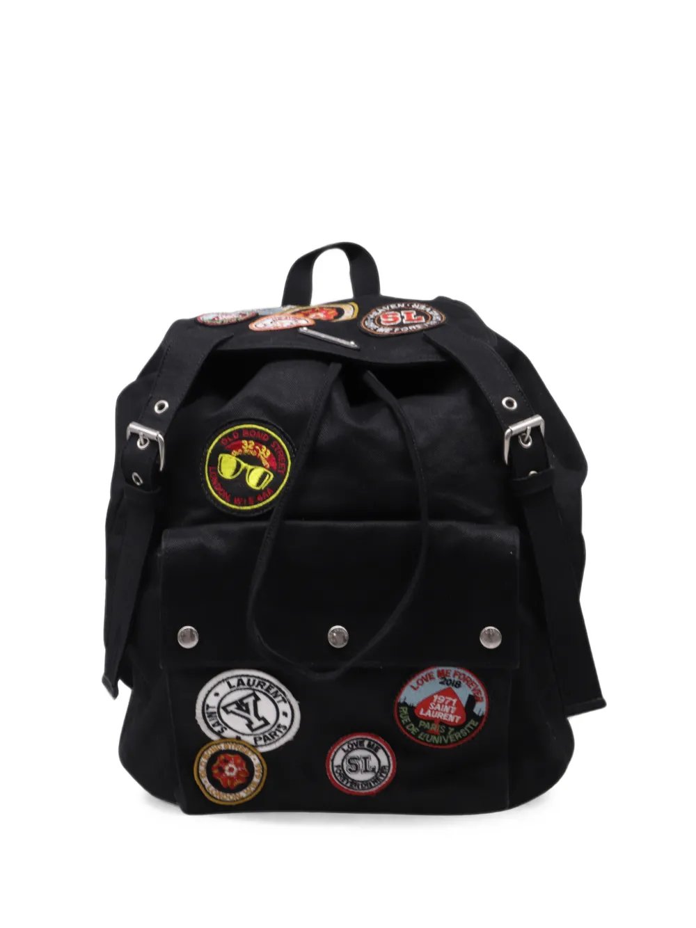 Noe patched backpack