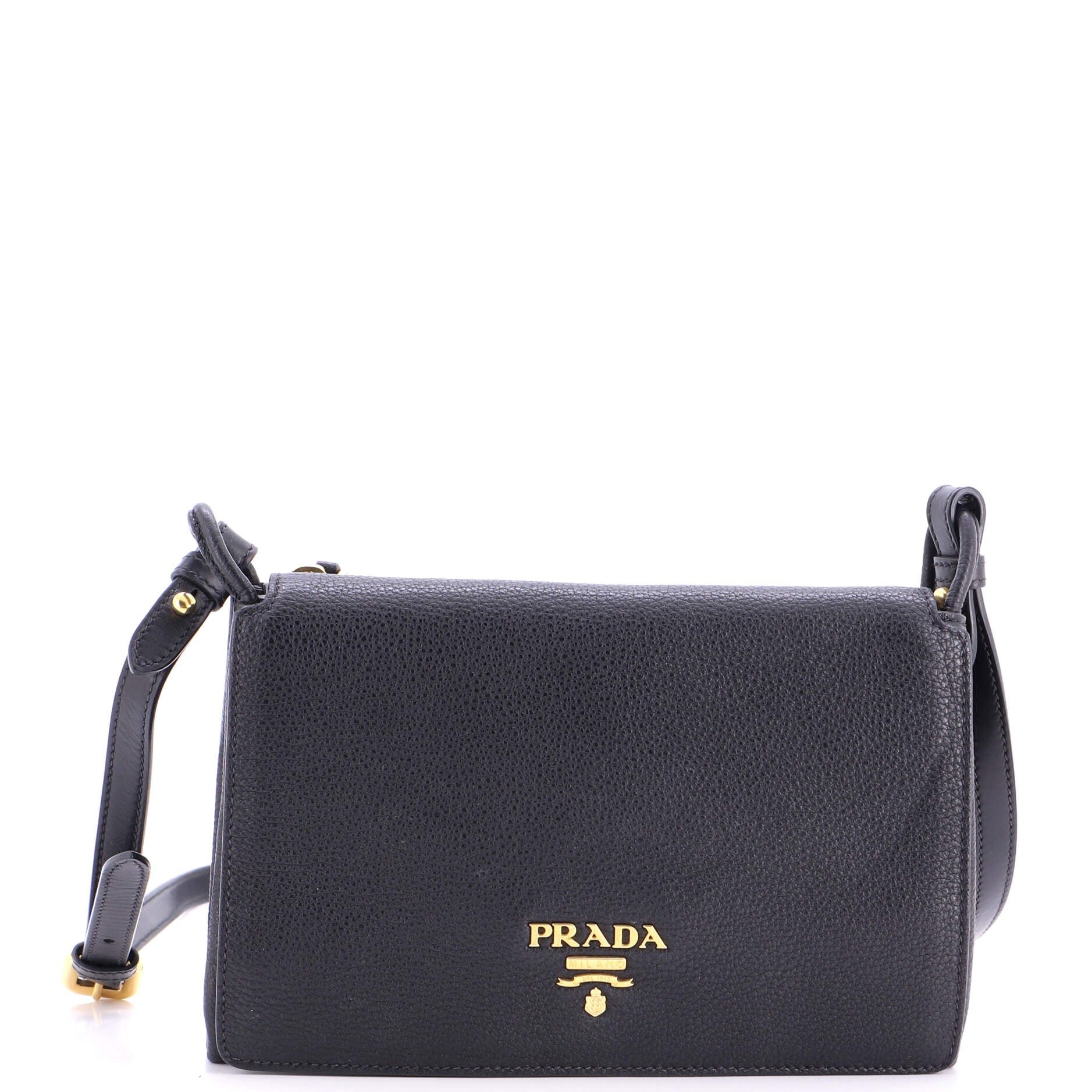 Flap Crossbody Bag Vitello Daino Medium