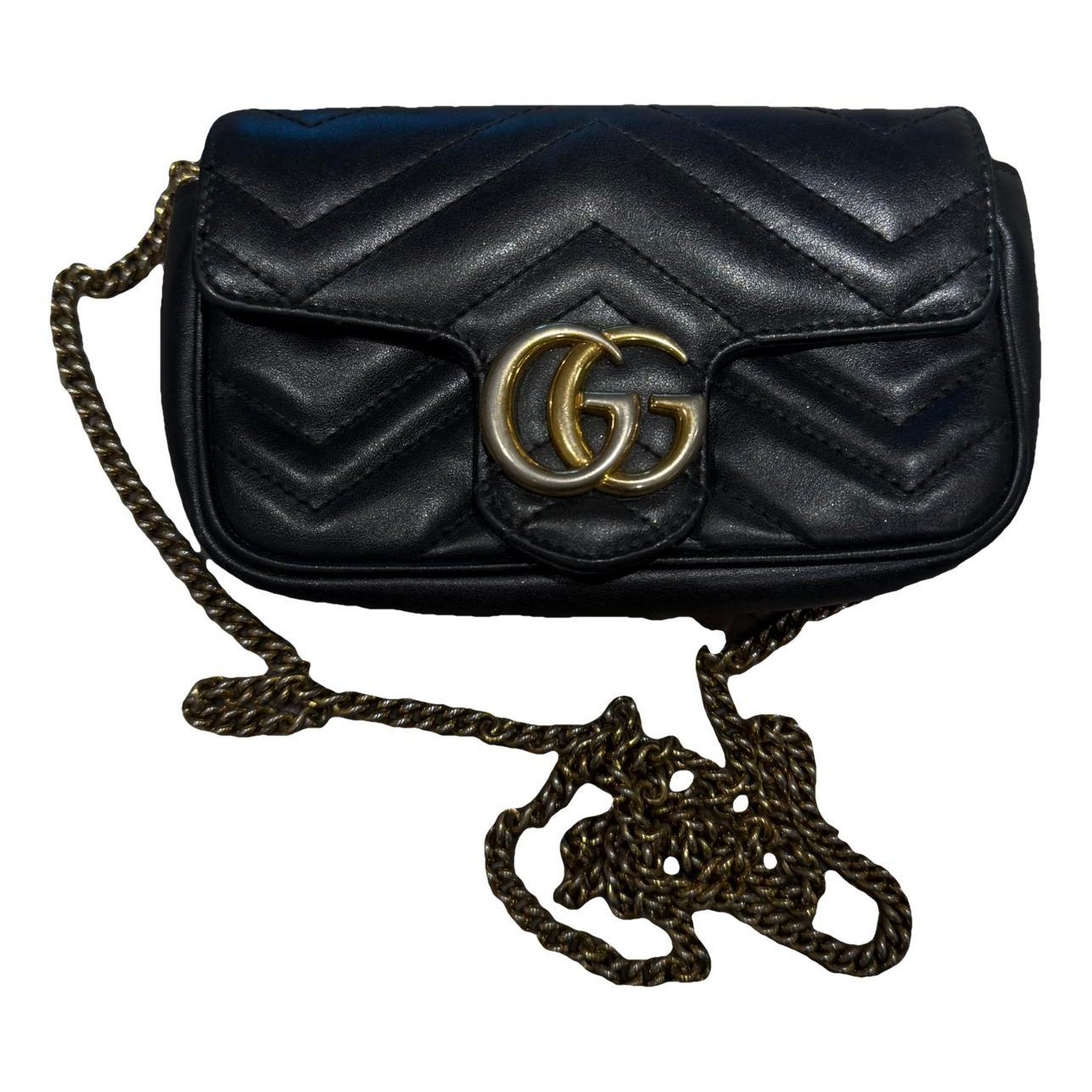 GG Marmont Triple zip leather crossbody bag