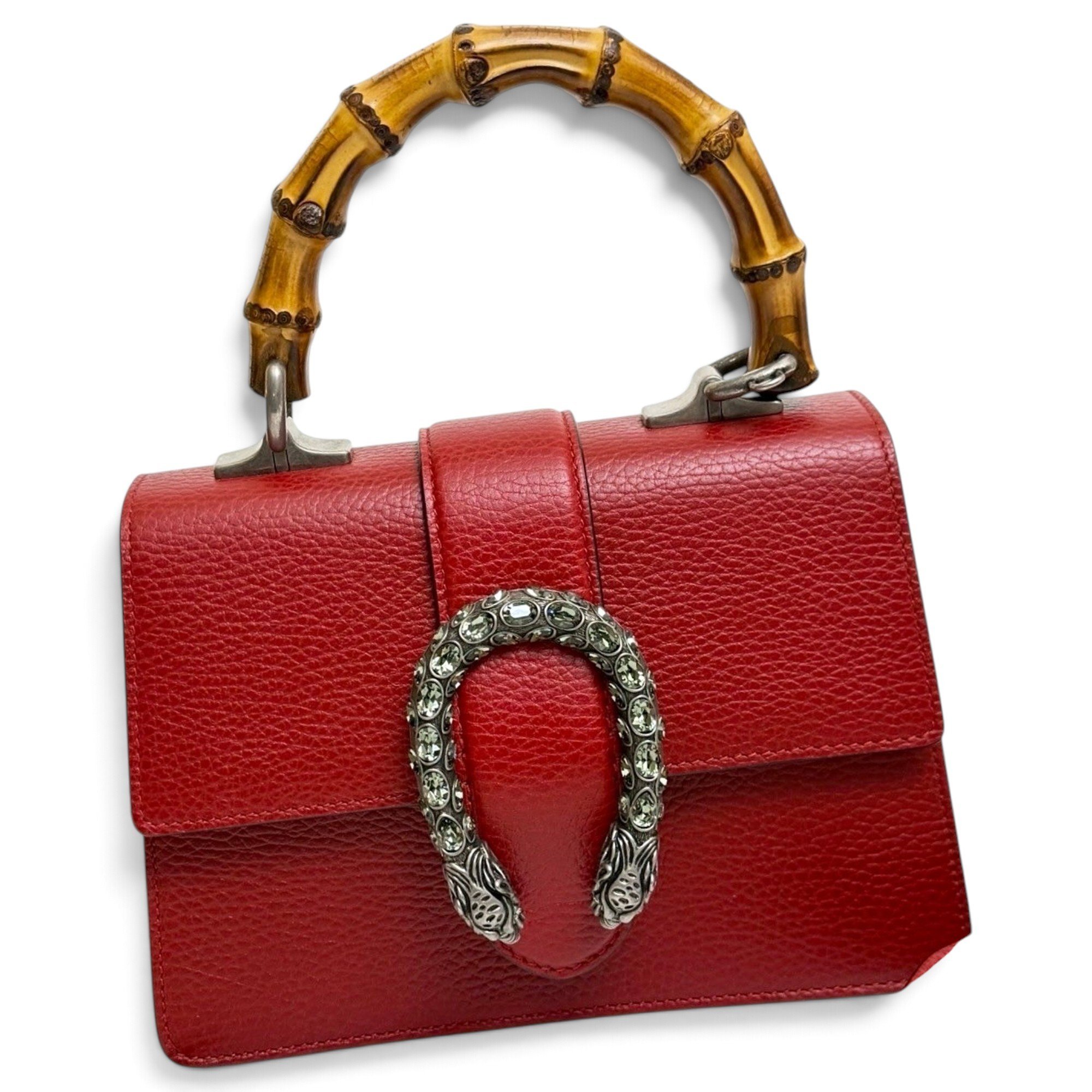 Dionysus Bamboo leather handbag